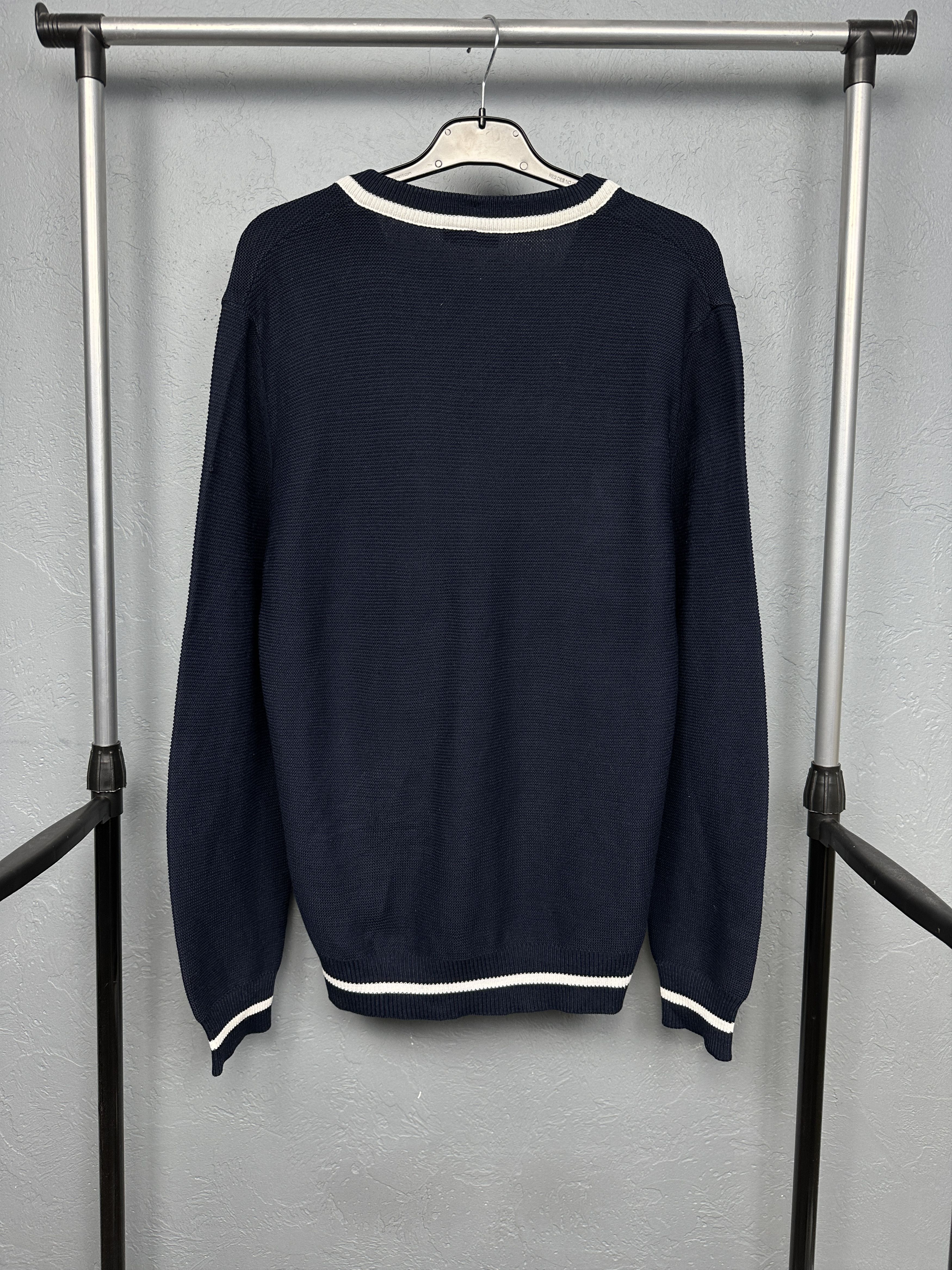 Lacoste Lacoste Vintage Chemise Mens V-neck Sweater Size US M / EU 48-50 / 2 - 7 Thumbnail