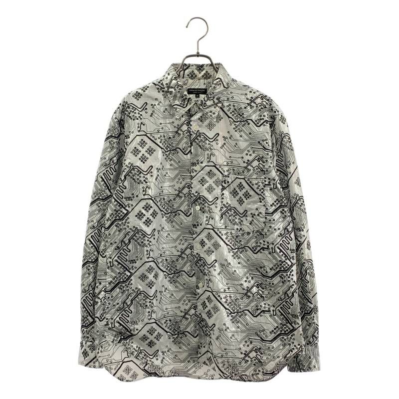 Comme des Garcons Homme Plus Shirt Perforated detail electronic circuit metallic Size US M / EU 48-50 / 2 - 1 Thumbnail