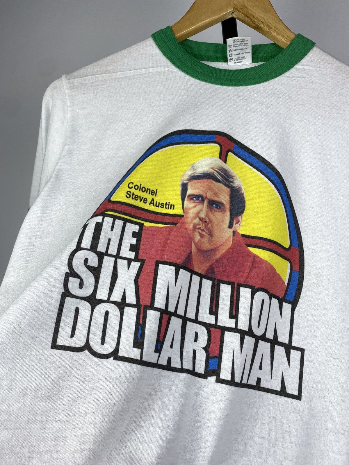 Vintage Rare ‼️ Vintage 70-80s The Six Million dollar Man T Shirt Size US S / EU 44-46 / 1 - 3 Thumbnail