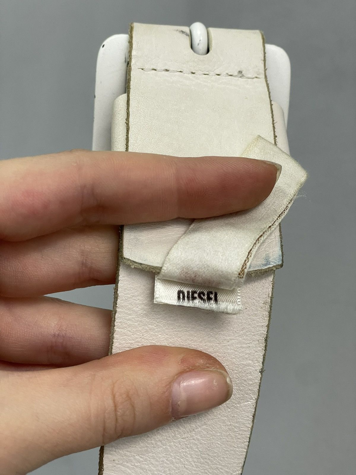 Diesel leather belt diesel big logo Japanese Style Punk Streetwear Size ONE SIZE - 11 Thumbnail