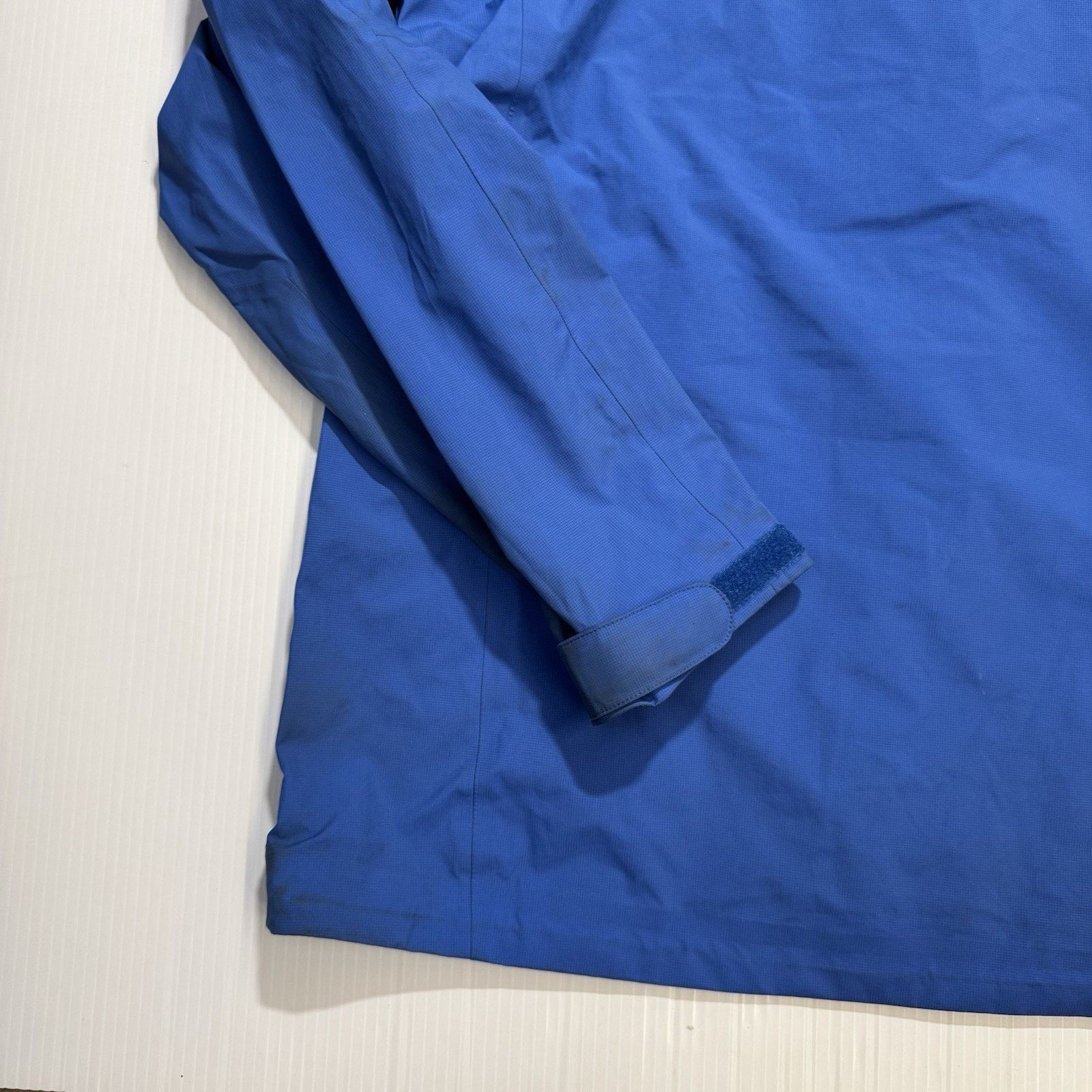 L.L. Bean LLBean Jacket Men XL Blue Hood Water Resistant Shell Pit Zip Size US XL / EU 56 / 4 - 9 Thumbnail
