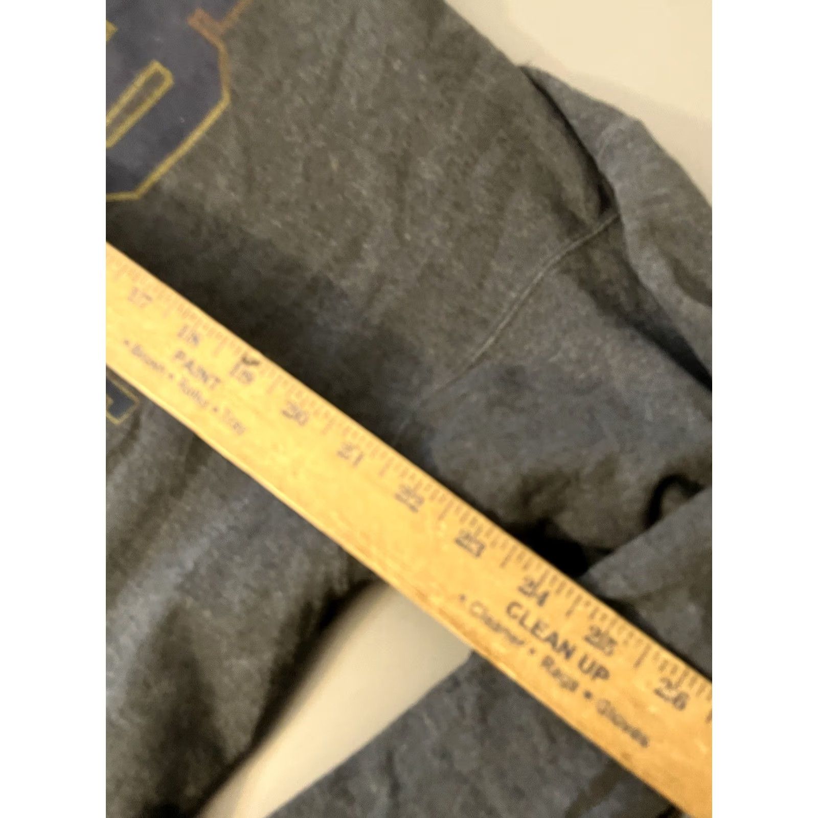 Champion VINTAGE Champion Reverse Weave Sweatshirt Hoodie Mens Large Gray Notre Dame Fighting Irish College Sports Graphic Print Pockets Kn Size US L / EU 52-54 / 3 - 6 Thumbnail