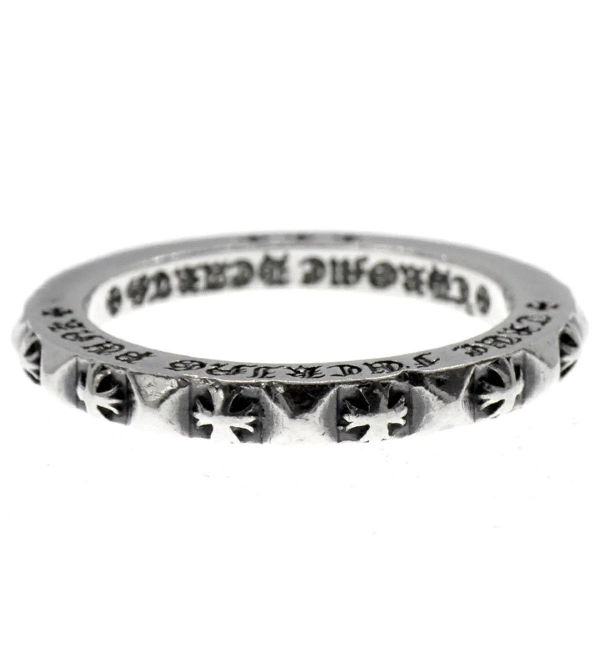 Chrome Hearts chrome hearts true fucking punk ruby ring | Grailed