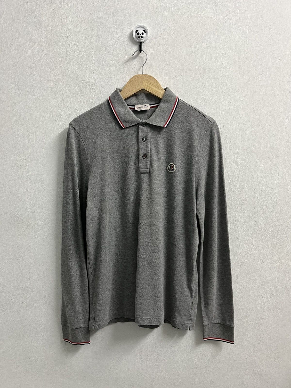 Moncler Moncler Polo Shirt Long Sleeve Size US M / EU 48-50 / 2 - 1 Thumbnail