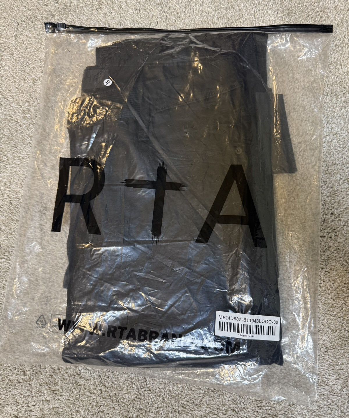 Rta RTA Denis Mini Flared Jeans Black Size US 30 / EU 46 - 7 Thumbnail