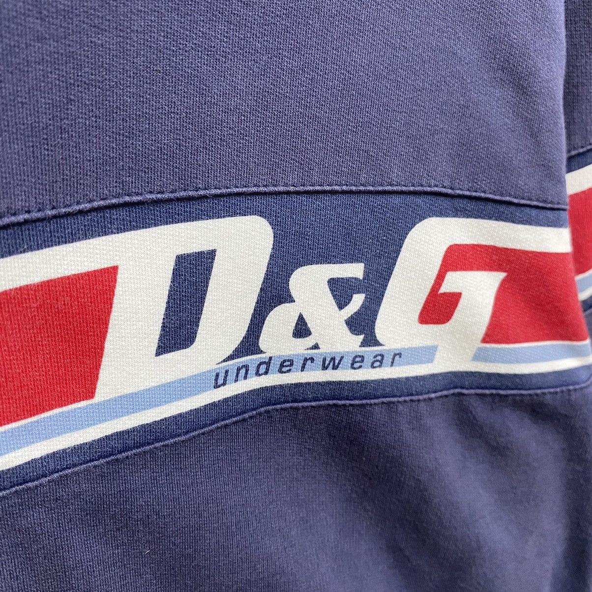 Dolce & Gabbana Vintage D&G Y2K Blue Cotton Track Jacket, Size XS (Fits M) Size US XS / EU 42 / 0 - 6 Thumbnail