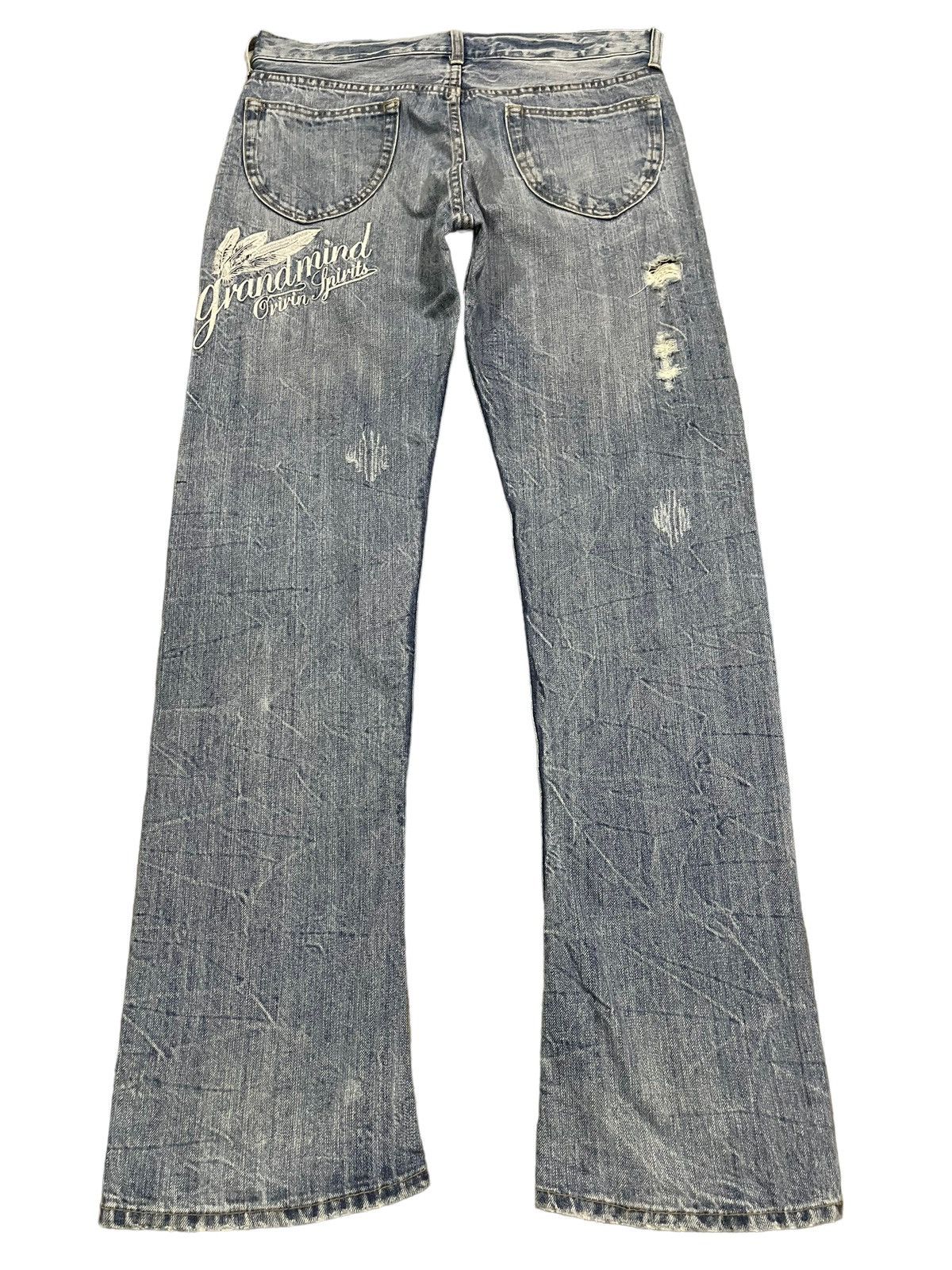 14th Addiction Vintage Japanese Brand Blue Wash Style Baggy Jeans Size US 32 / EU 48 - 2 Thumbnail