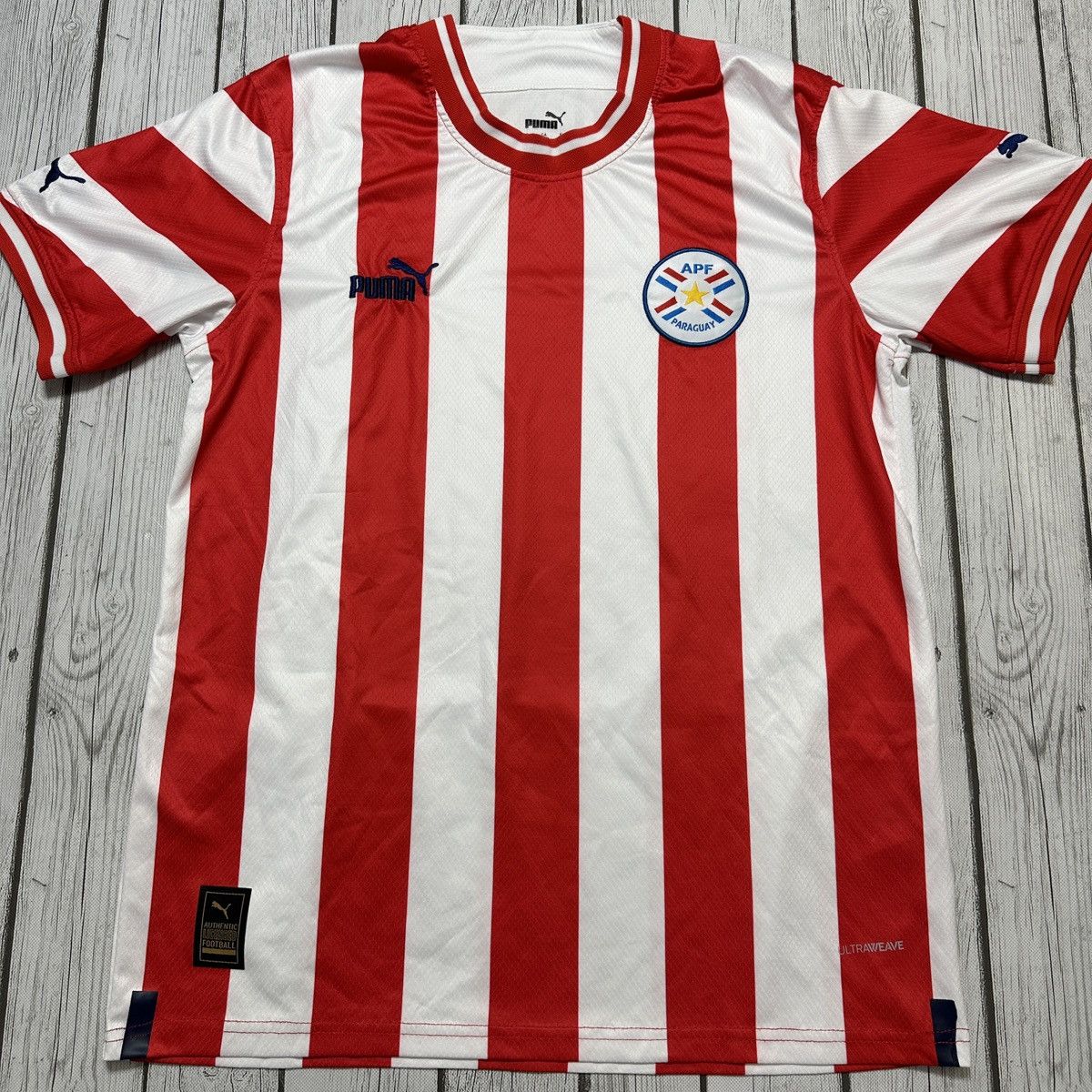Puma Paraguay jersey Size US L / EU 52-54 / 3 - 3 Thumbnail