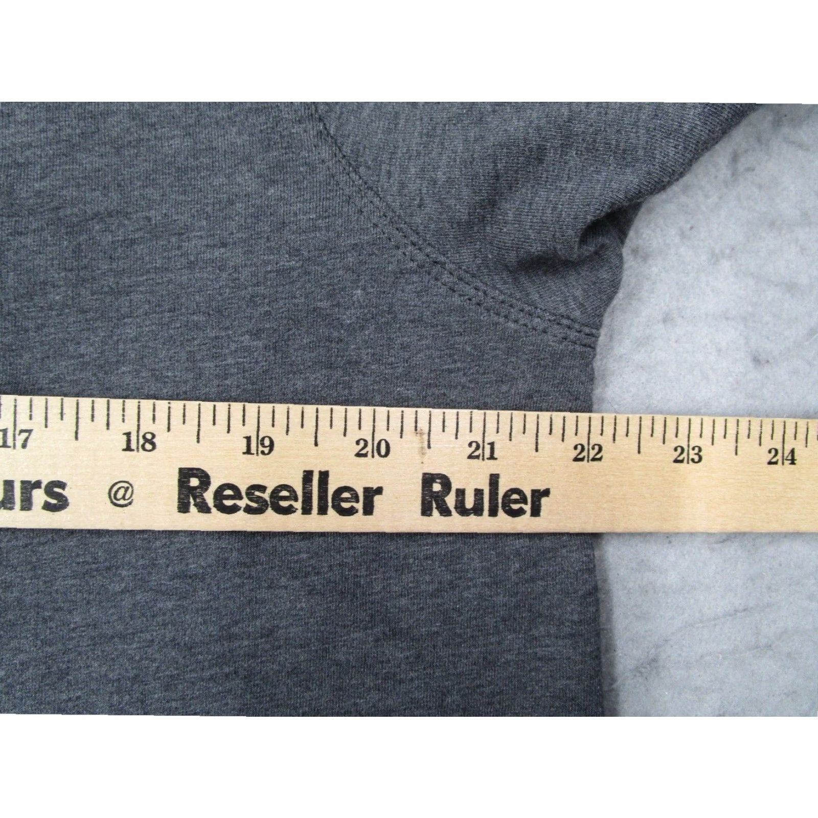 Vintage Tasc Women's Long Sleeve Crew Neck Shirt Extra Large Gray Organic Bamboo Blend Size XL / US 12-14 / IT 48-50 - 6 Thumbnail