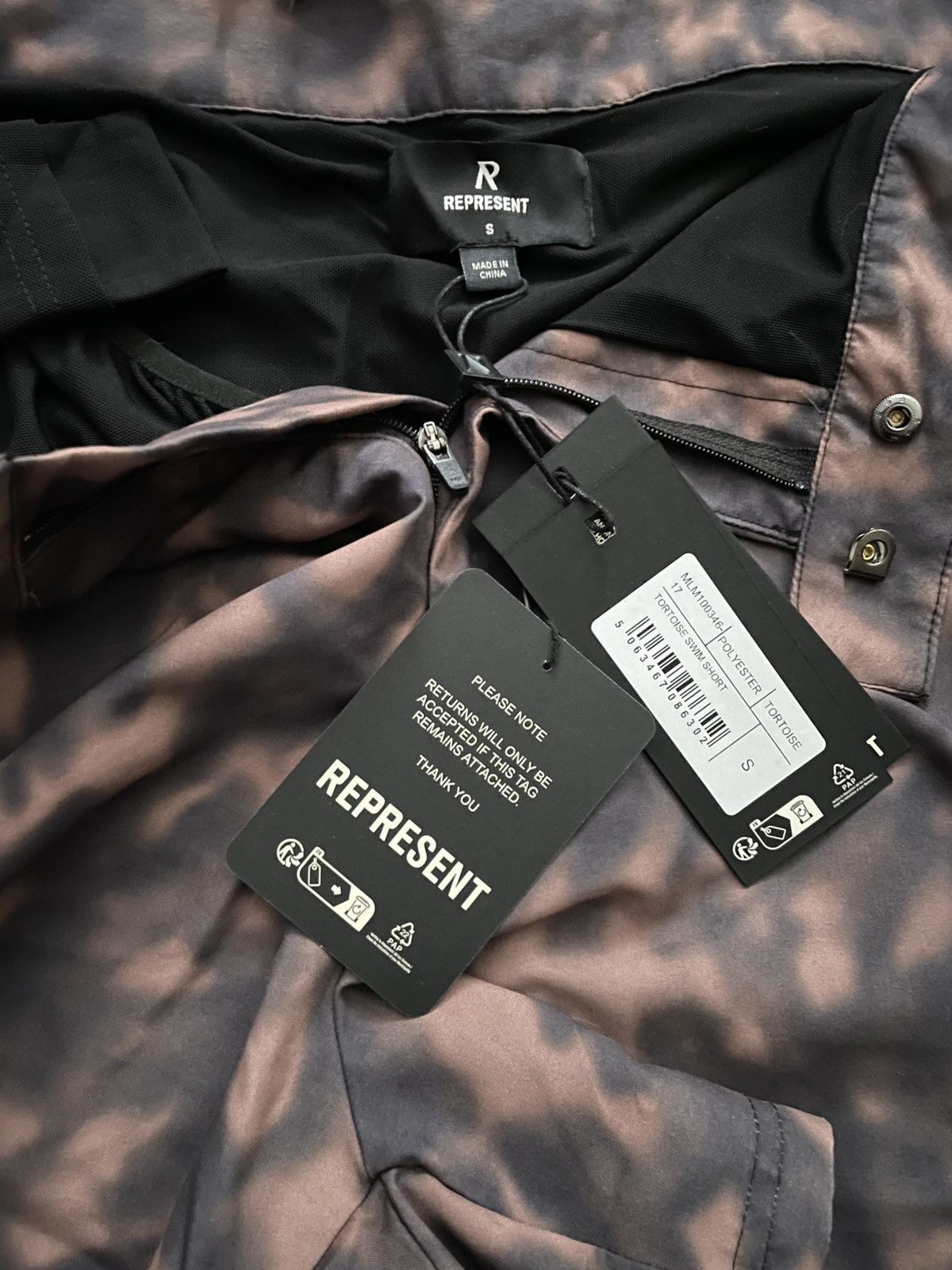 Represent Clo. Tortoise Swim Shorts Size US 32 / EU 48 - 4 Thumbnail