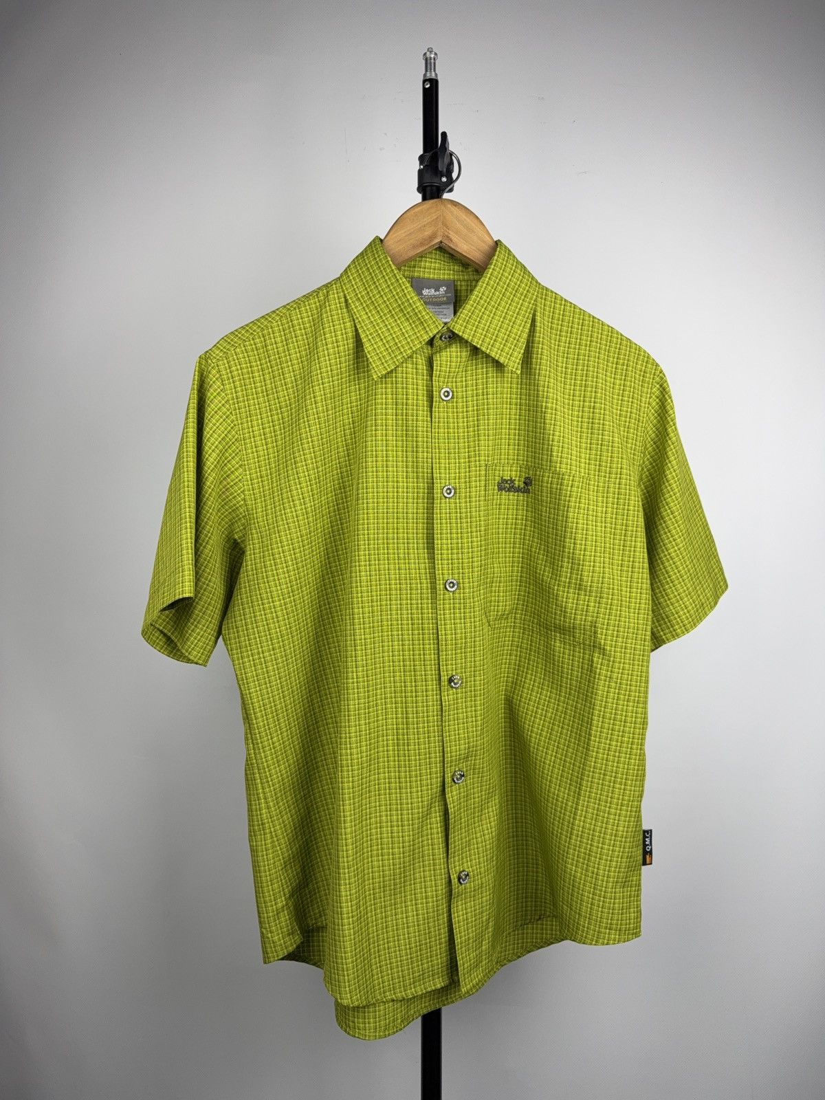 Jack Wolfskin Jack Wolfskin Outdoor Gorpcore Plaid Shirt Green Hiking Size US S / EU 44-46 / 1 - 1 Thumbnail