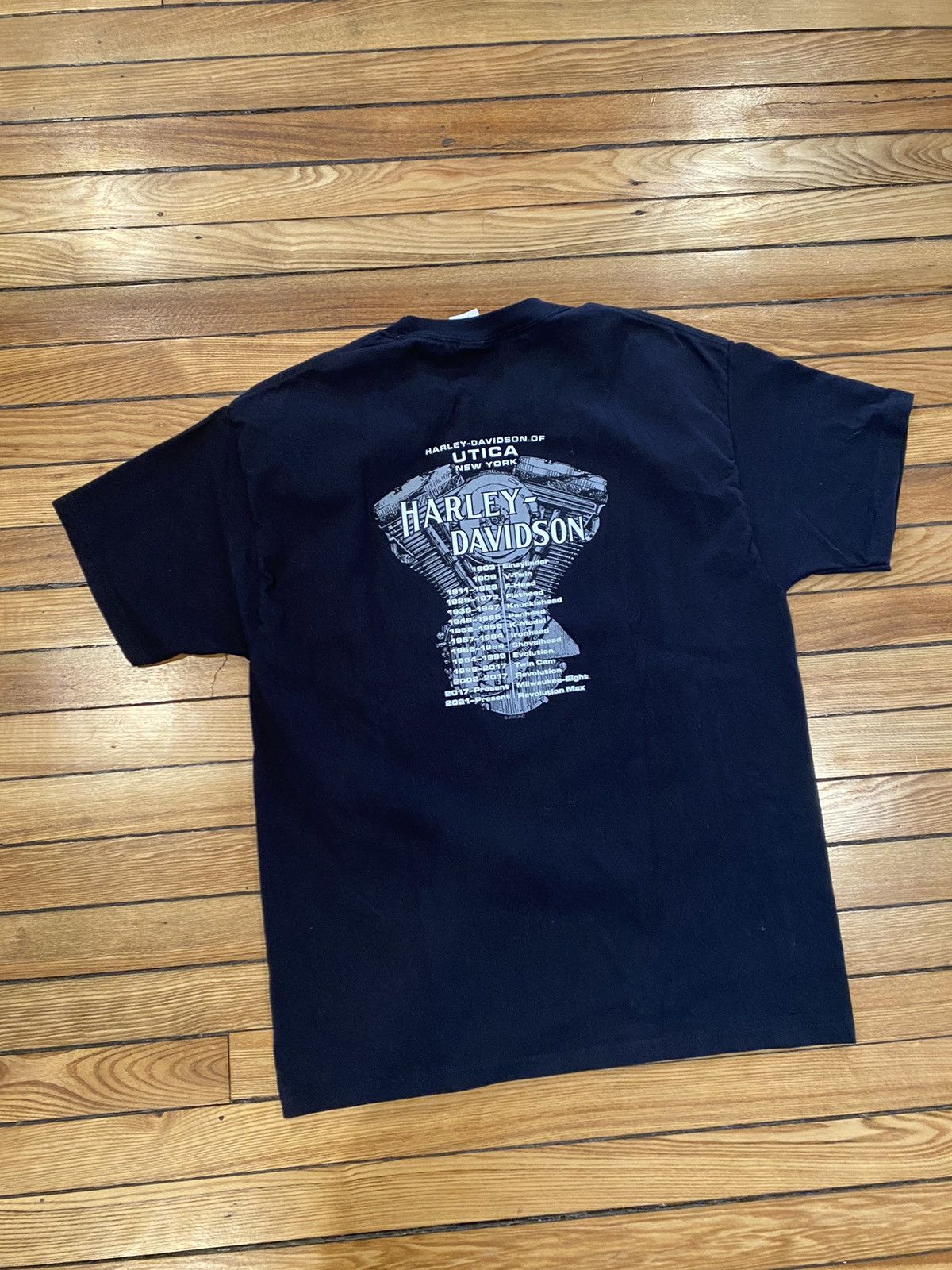 Harley Davidson Harley Davidson mens large vintage utica y2k bulldog hype Size US L / EU 52-54 / 3 - 5 Thumbnail