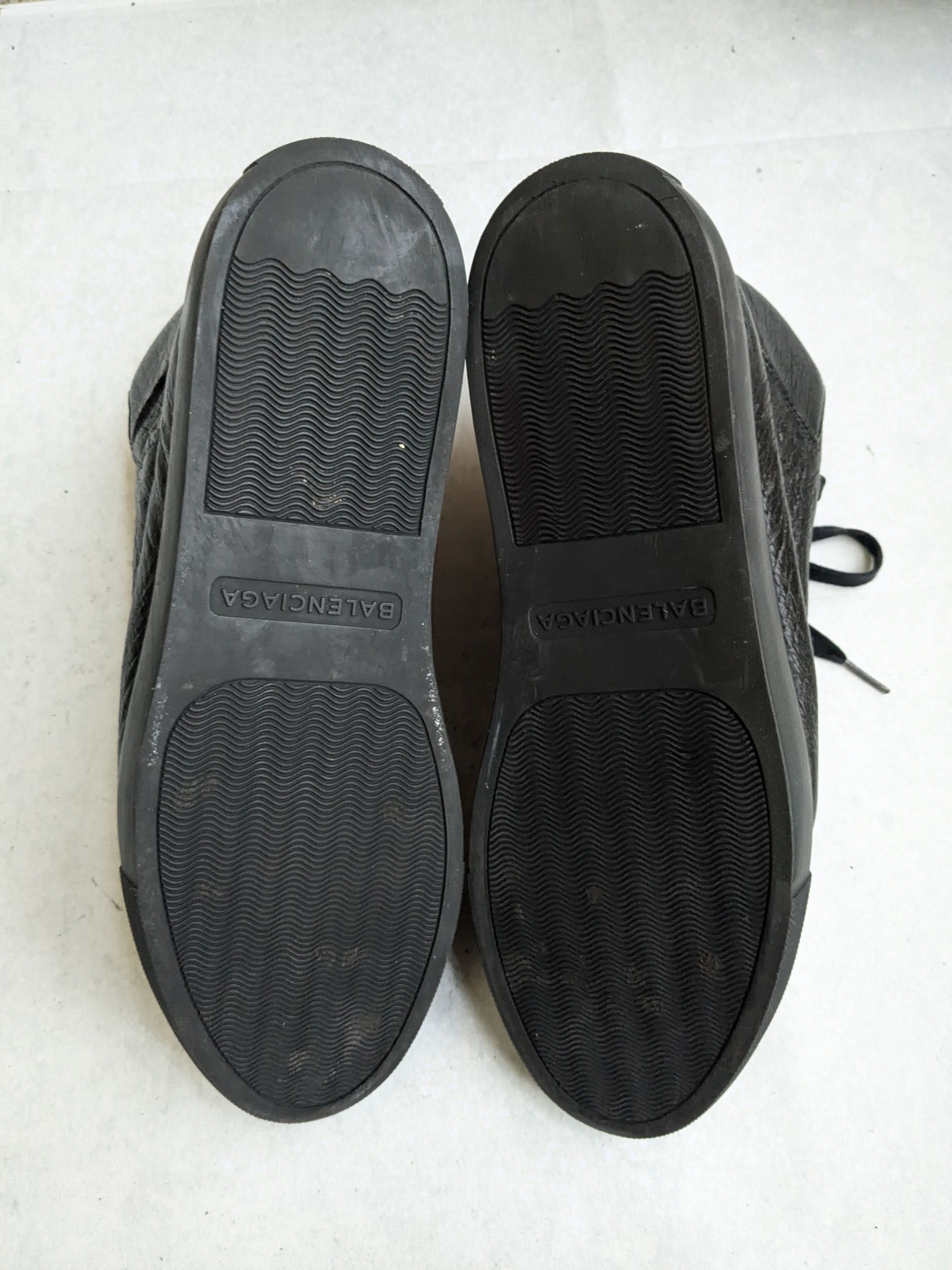 Balenciaga Balenciaga Arena Sneakers Black 11 High Tops Leather Size US 11 / EU 44 - 14 Thumbnail