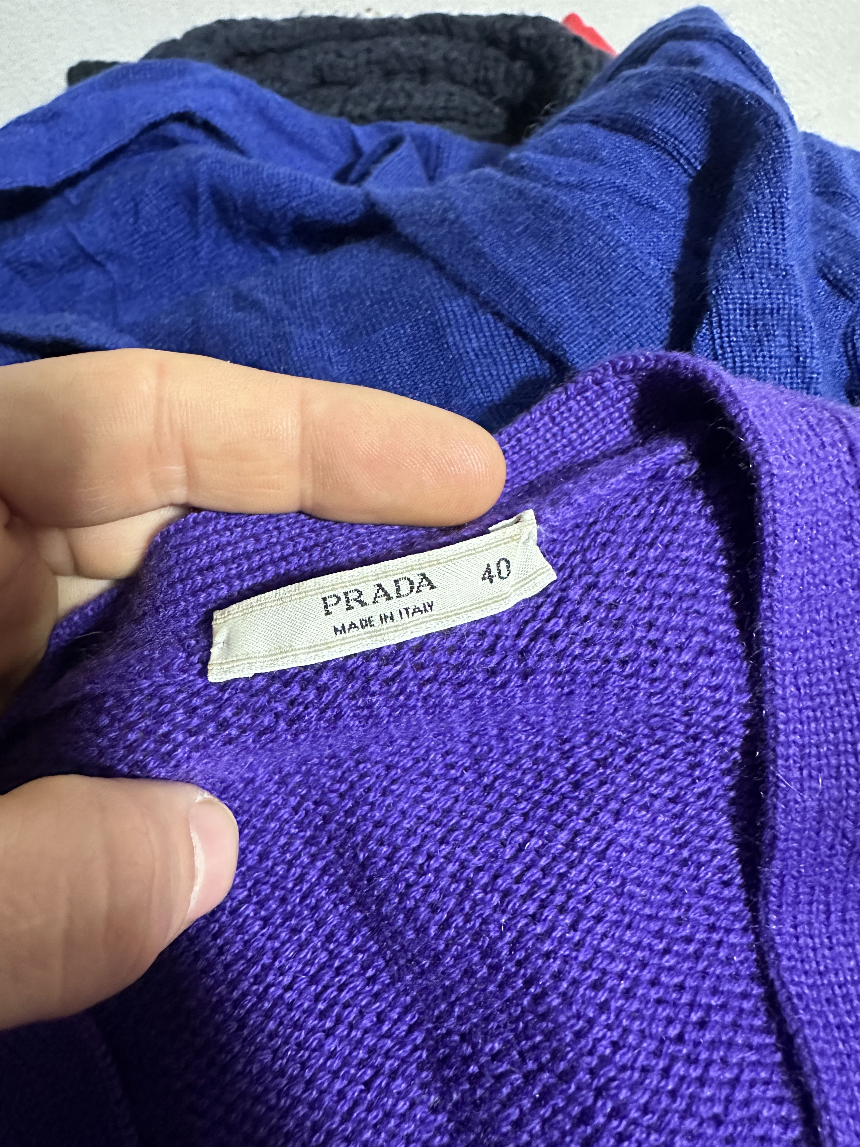 Prada Prada Cashmere V-Neck Button Cardigan Elbow Patches IT40 Size S / US 4 / IT 40 - 11 Thumbnail