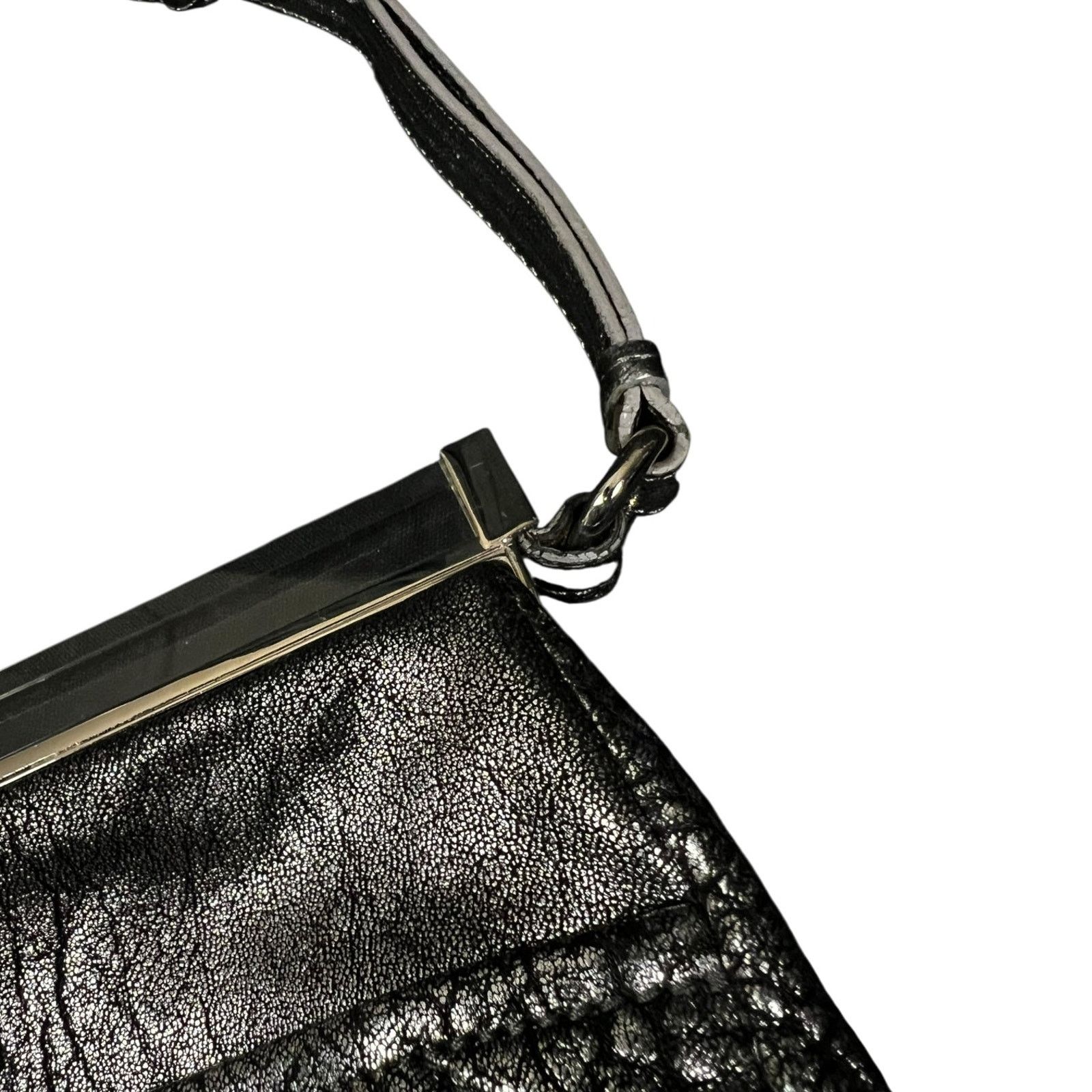 Chloe Chloe Plexi Leather Clutch Handbag Rare Y2k $1,495 Retail Size ONE SIZE - 9 Thumbnail