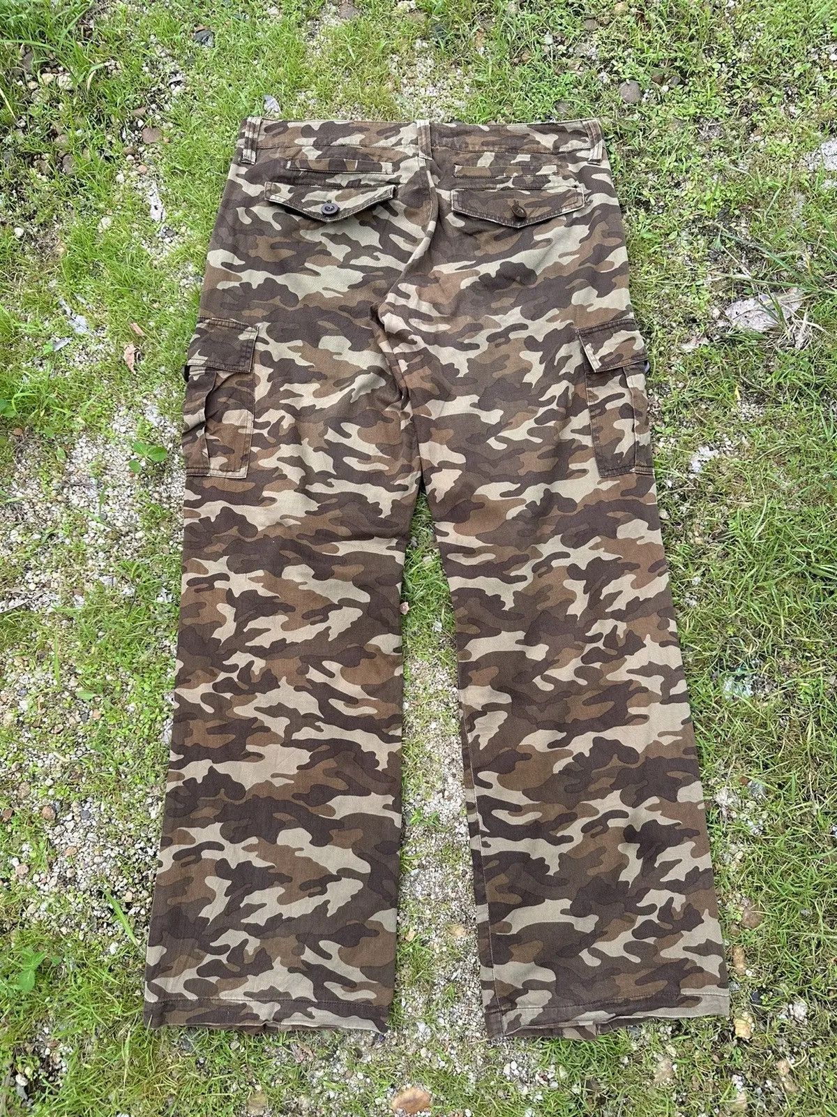 Japanese Brand MALA VITA JAPAN CAMOUFLAGE UTILITY CARGO TACTICAL PANTS Size US 34 / EU 50 - 9 Thumbnail