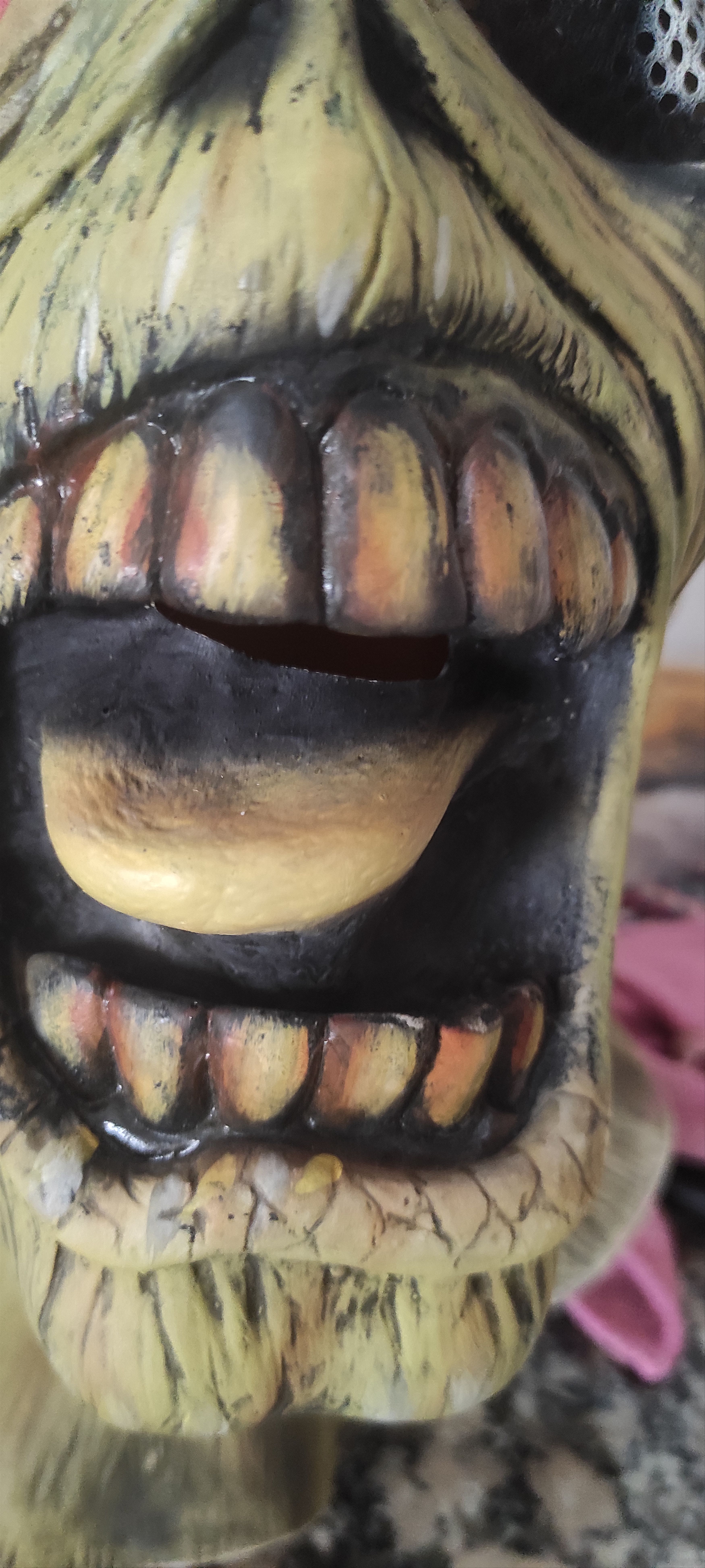Iron Maiden Iron Maiden Eddie “Piece of Mind” Costume Rubber Latex Mask Size ONE SIZE - 8 Thumbnail