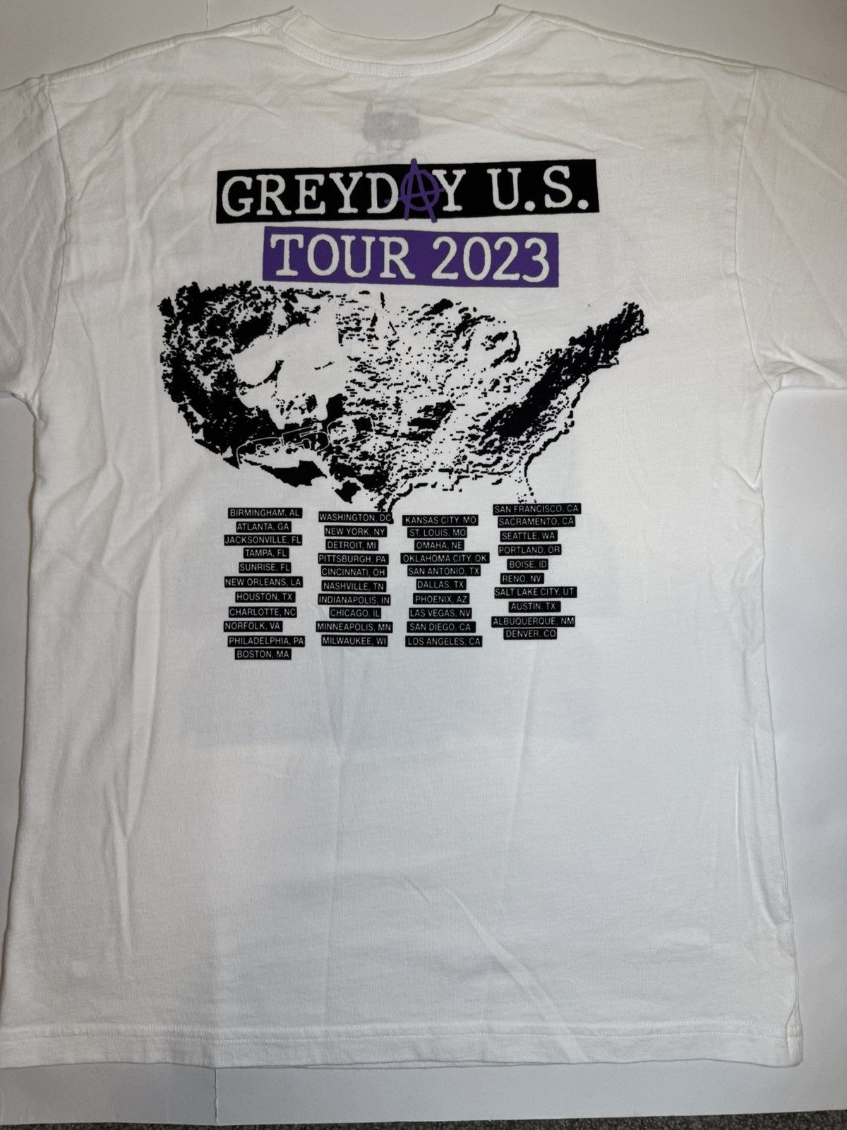 G59 Records G59 Greyday 2023 Tour Tee Lineup Suicideboys Ghostemane Size US XL / EU 56 / 4 - 6 Thumbnail