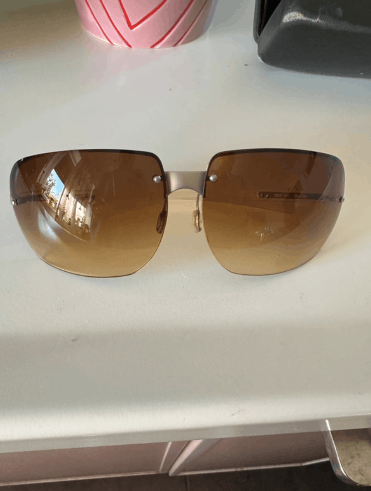 Prada PRADA Sunglasses SPR 75A Wrap Shield Mask Symbole Sport Size ONE SIZE - 1 Thumbnail