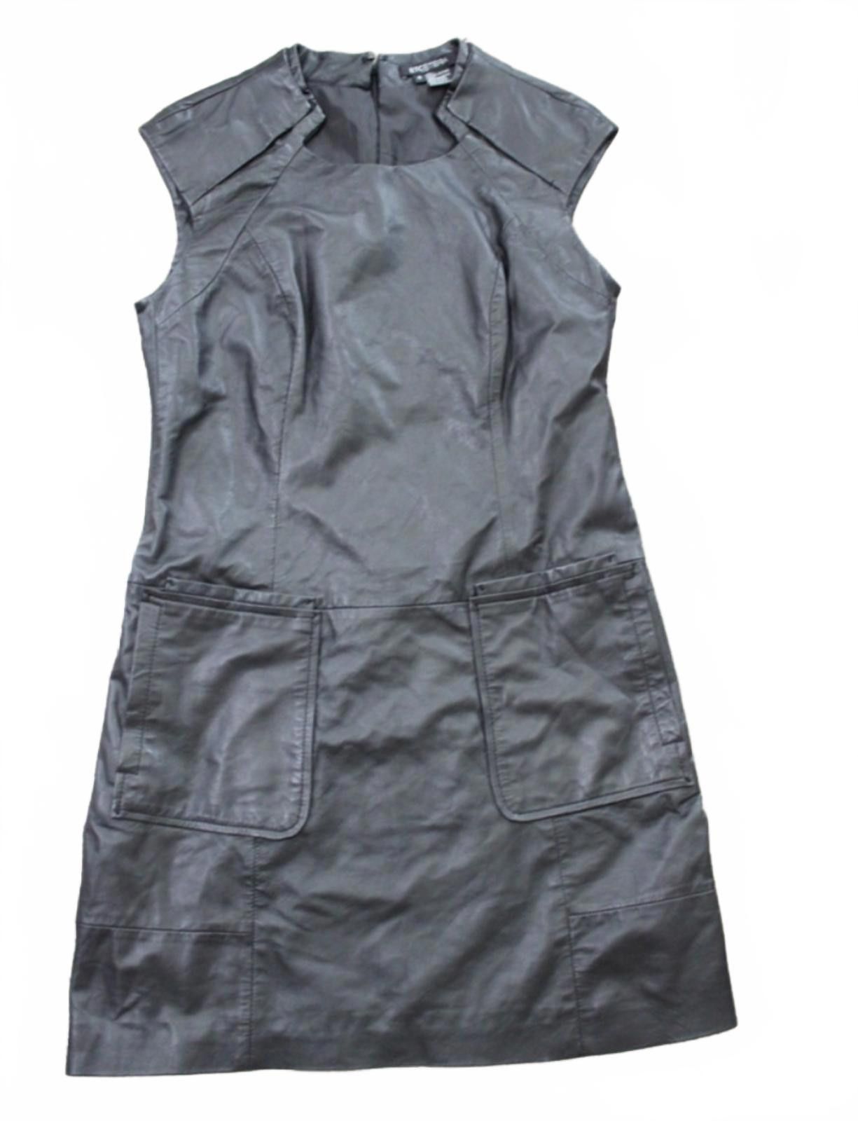 Other Etcetera size 4 Sleeveless Leather Dress with Front Pockets Size S / US 4 / IT 40 - 4 Thumbnail