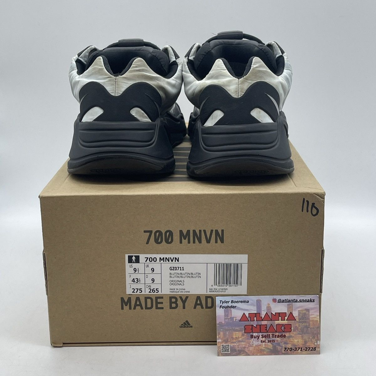 Adidas Yeezy boost 700 blue tint Size US 9.5 / EU 42-43 - 3 Thumbnail