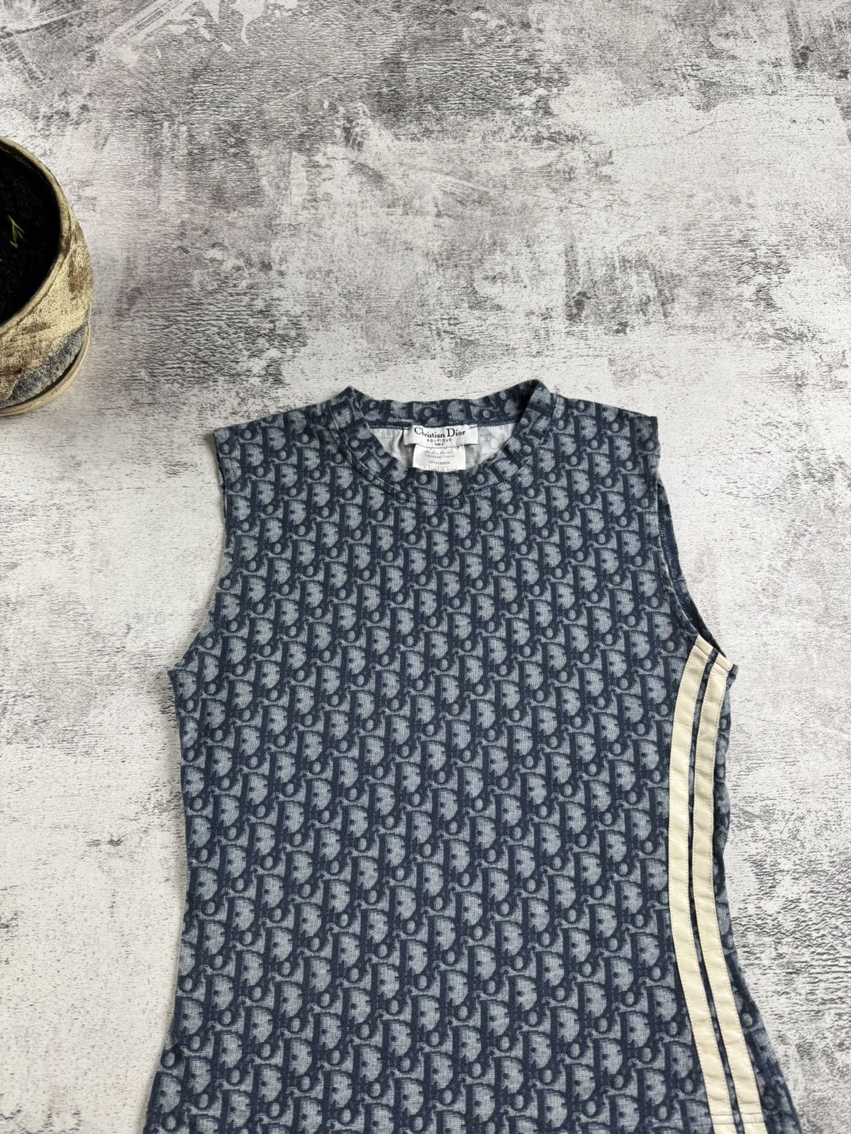 Dior Christian Dior 2005 Boutique Jadore Monogram Sleeveless Tank Trotter Top Size S / US 4 / IT 40 - 5 Thumbnail