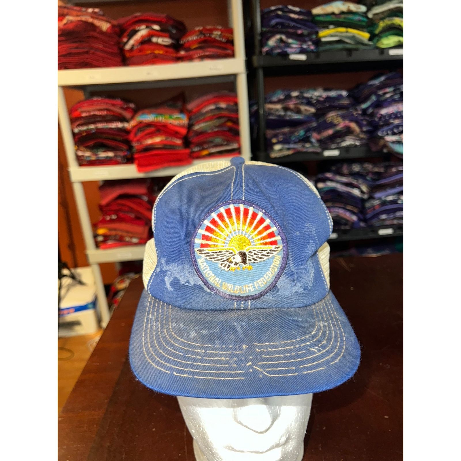 Vintage Vintage National Wildlife Hat Federation Bald Eagle Snapback Size ONE SIZE - 1 Thumbnail
