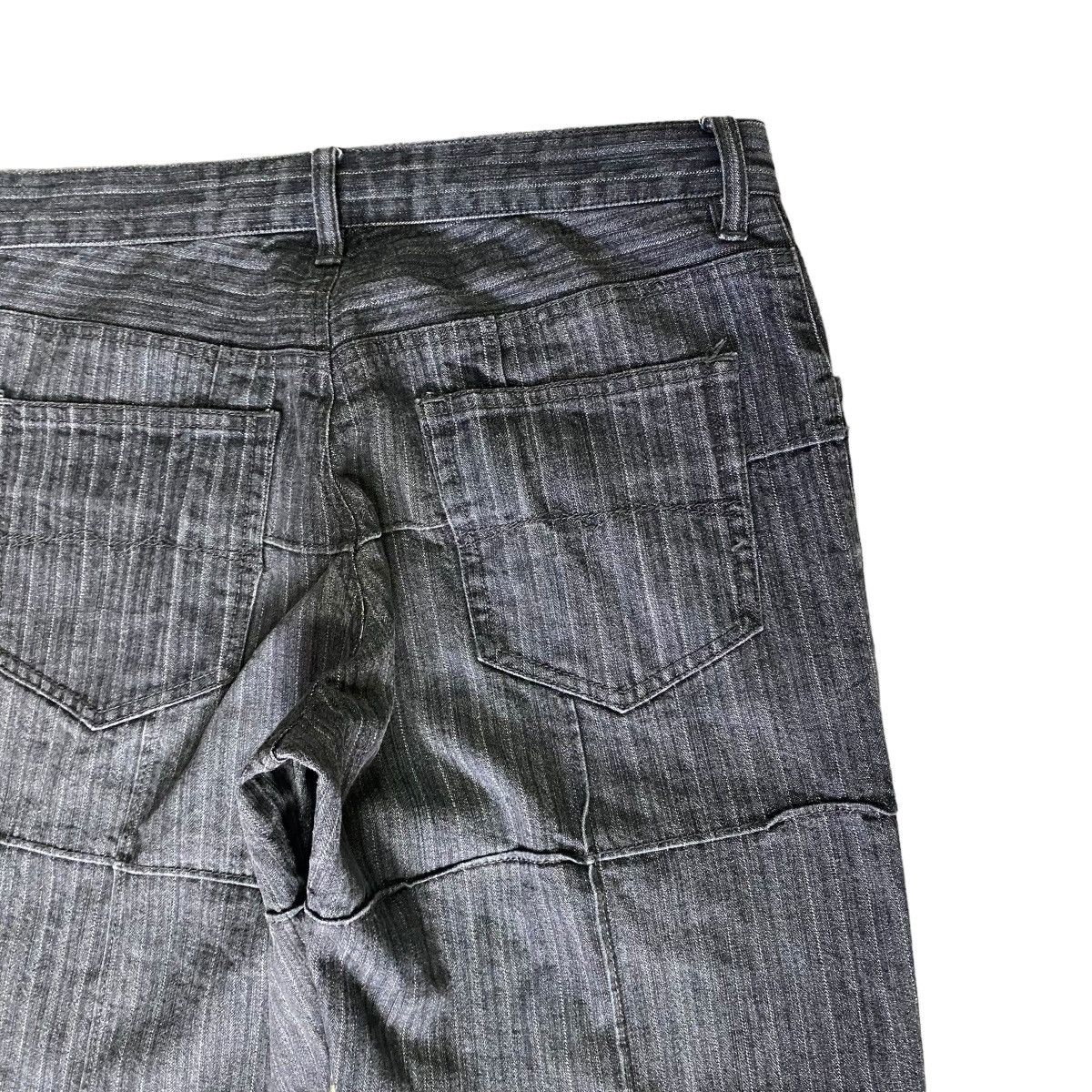 Michel Klein MK Klein Denim Striped General Worker Jeans Size US 30 / EU 46 - 12 Thumbnail