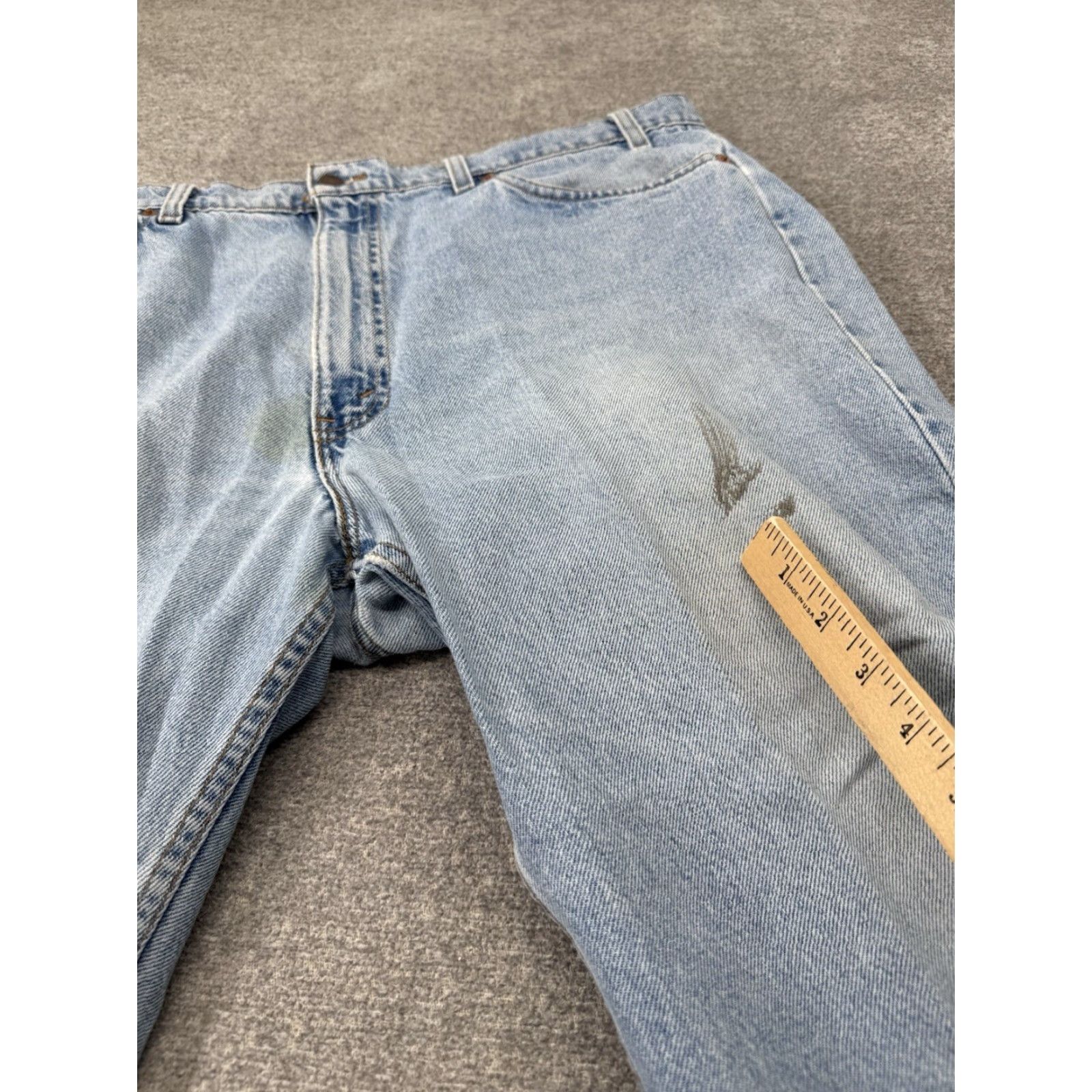 Levi's VINTAGE Levi's 505 Relaxed Fit Straight Leg Jeans 36x25 Light Wash Blue Denim Men Regular 90s 5-Pocket Size US 36 / EU 52 - 7 Thumbnail