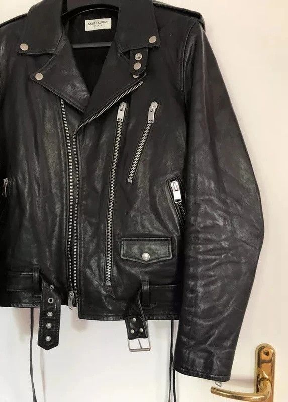 Saint Laurent Paris Saint Laurent L17 Hedi Era Leather Jacket Size US M / EU 48-50 / 2 - 3 Thumbnail