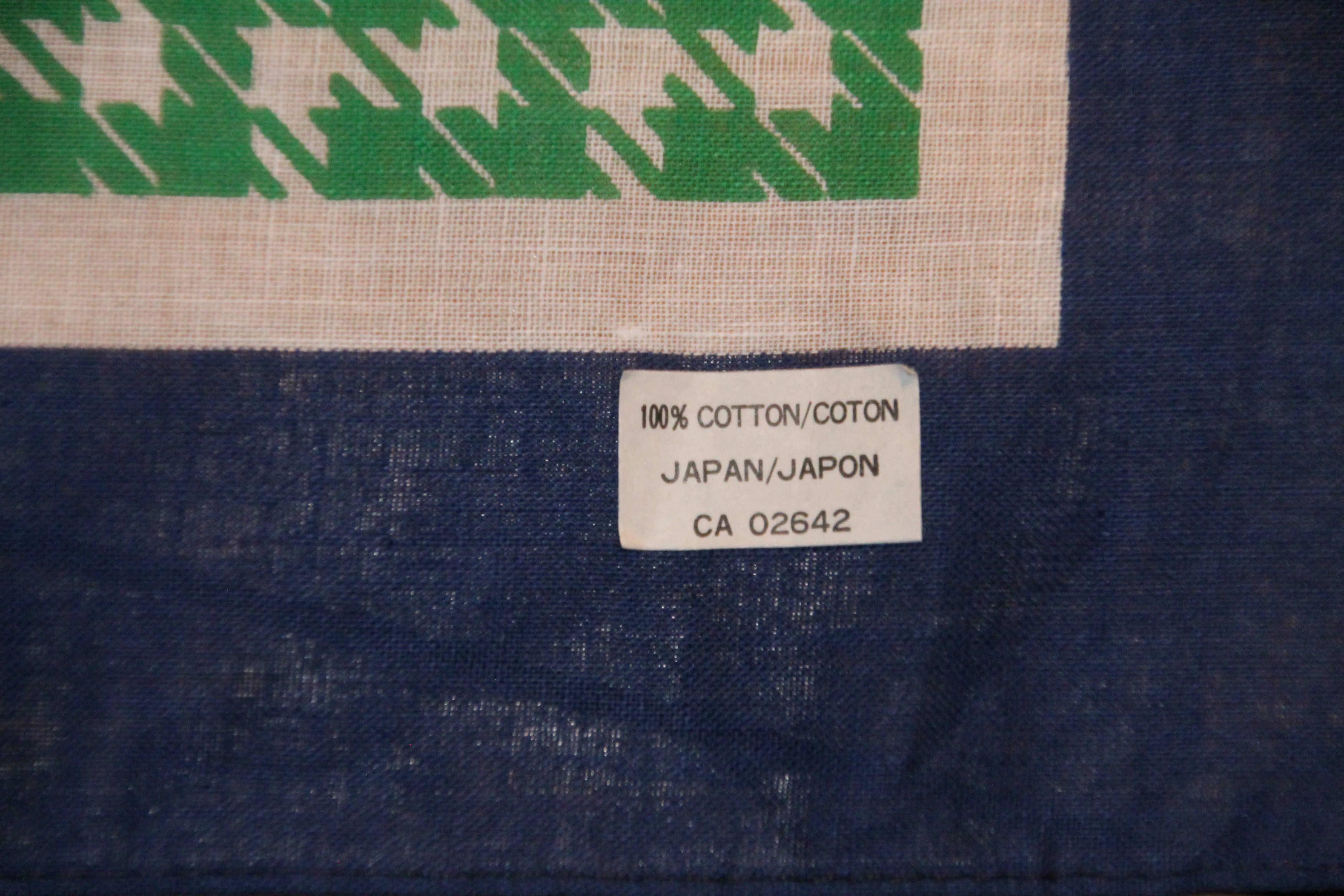 Other Japanese Cotton Handkerchief Size ONE SIZE - 3 Thumbnail