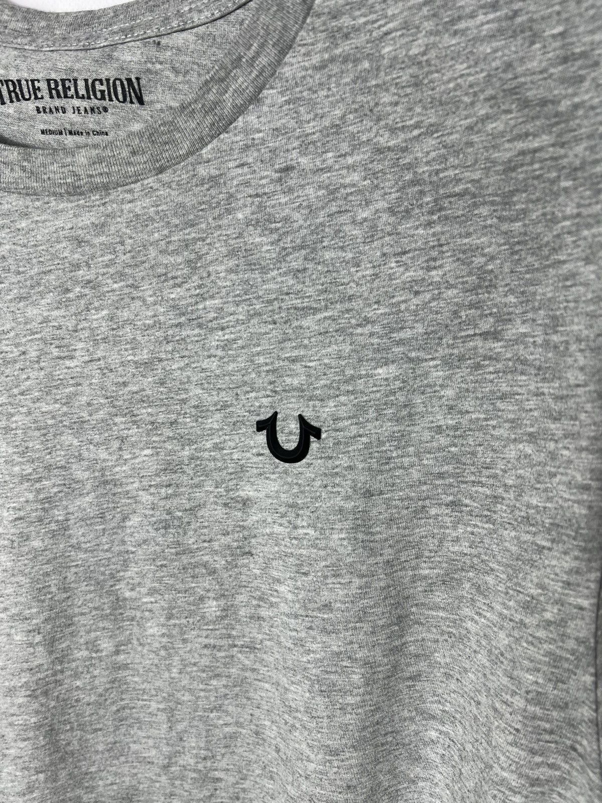 True Religion True Religion Logo TR Men Grey Cotton Short Sleeve Tee Shirt Size US M / EU 48-50 / 2 - 4 Thumbnail
