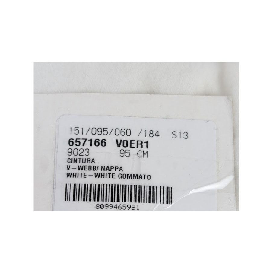 Bottega Veneta o1rshd1 Size: 95cm / Webbing Nappa Belt in White Size 36 - 23 Thumbnail