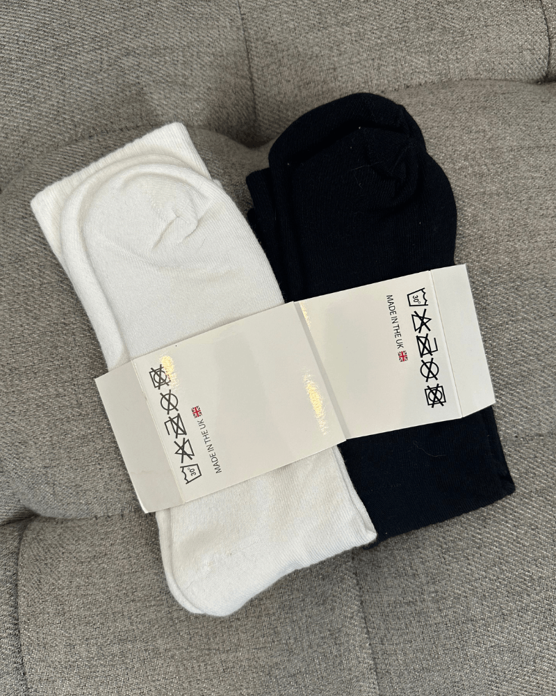 Other NWT Saint Virgo Logo Socks 2-Pack - Black & White / Unisex Size ONE SIZE - 4 Thumbnail