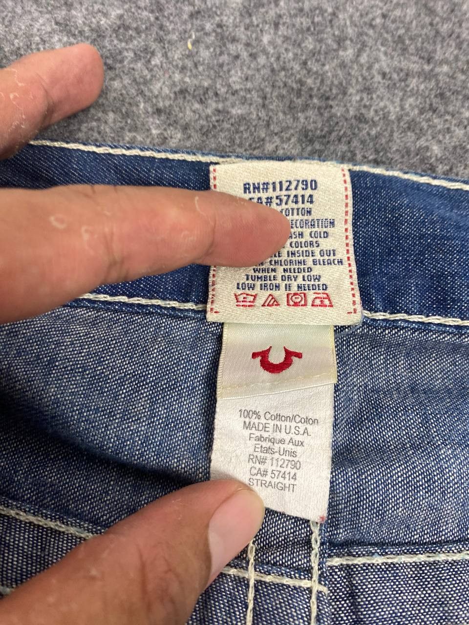 True Religion true religion straight denim nice design Size US 40 / EU 56 - 14 Thumbnail