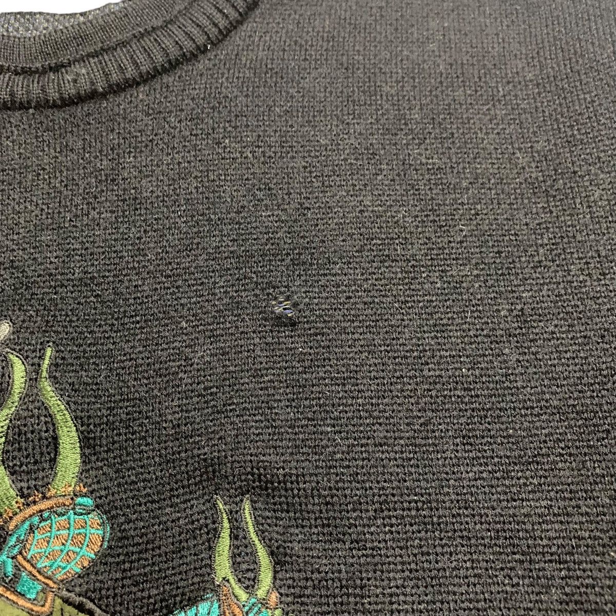 Japanese Brand More Graphy Warrior Knitwear Sweater Size US S / EU 44-46 / 1 - 5 Thumbnail