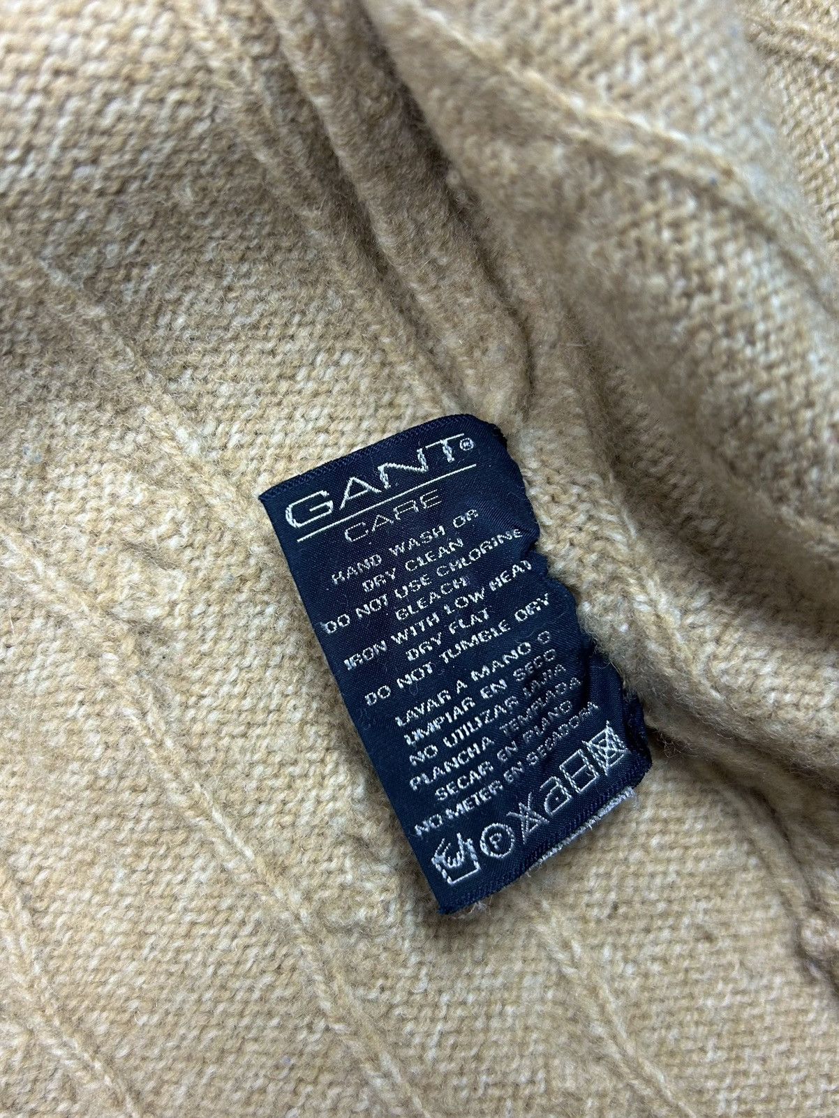 Gant × Vintage Vintage Gant Knited Wool Sweater Size US L / EU 52-54 / 3 - 9 Thumbnail