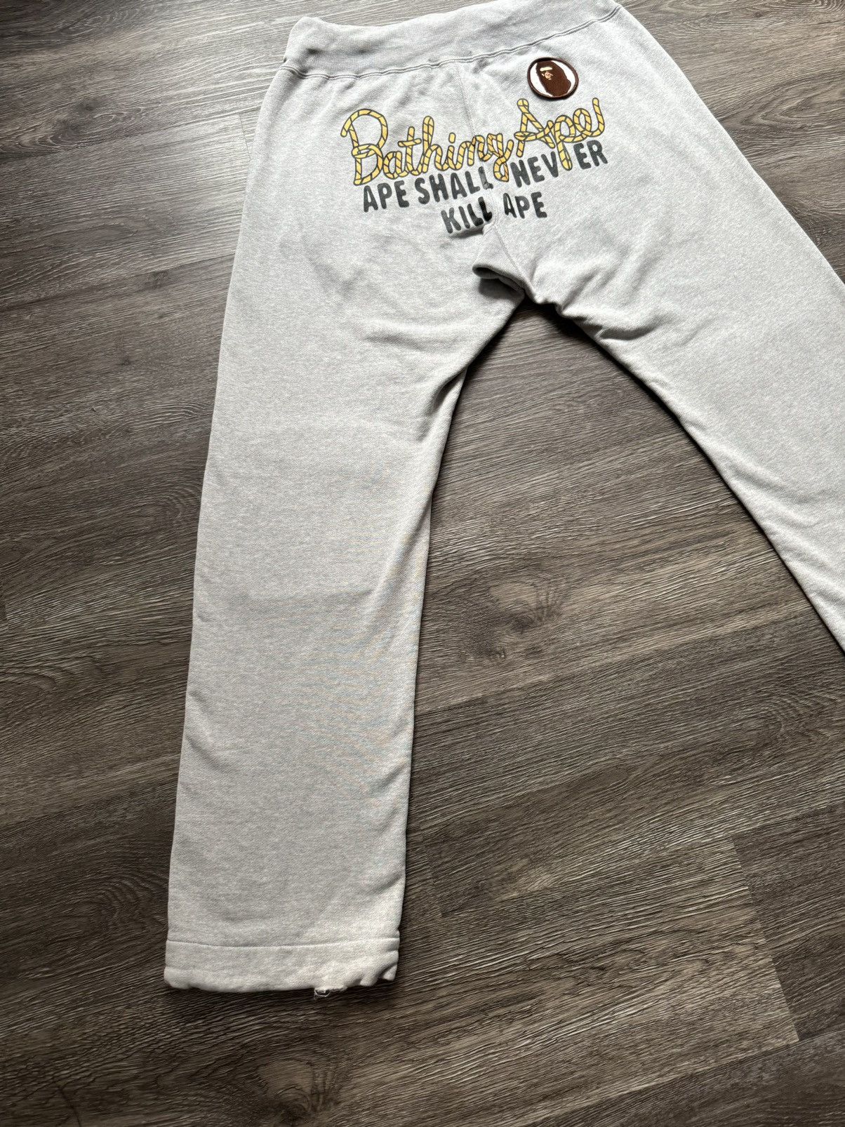 Bape Bathing Ape Ape Shall Never Kill Ape Sweatpants Sz Small Size US 30 / EU 46 - 2 Thumbnail