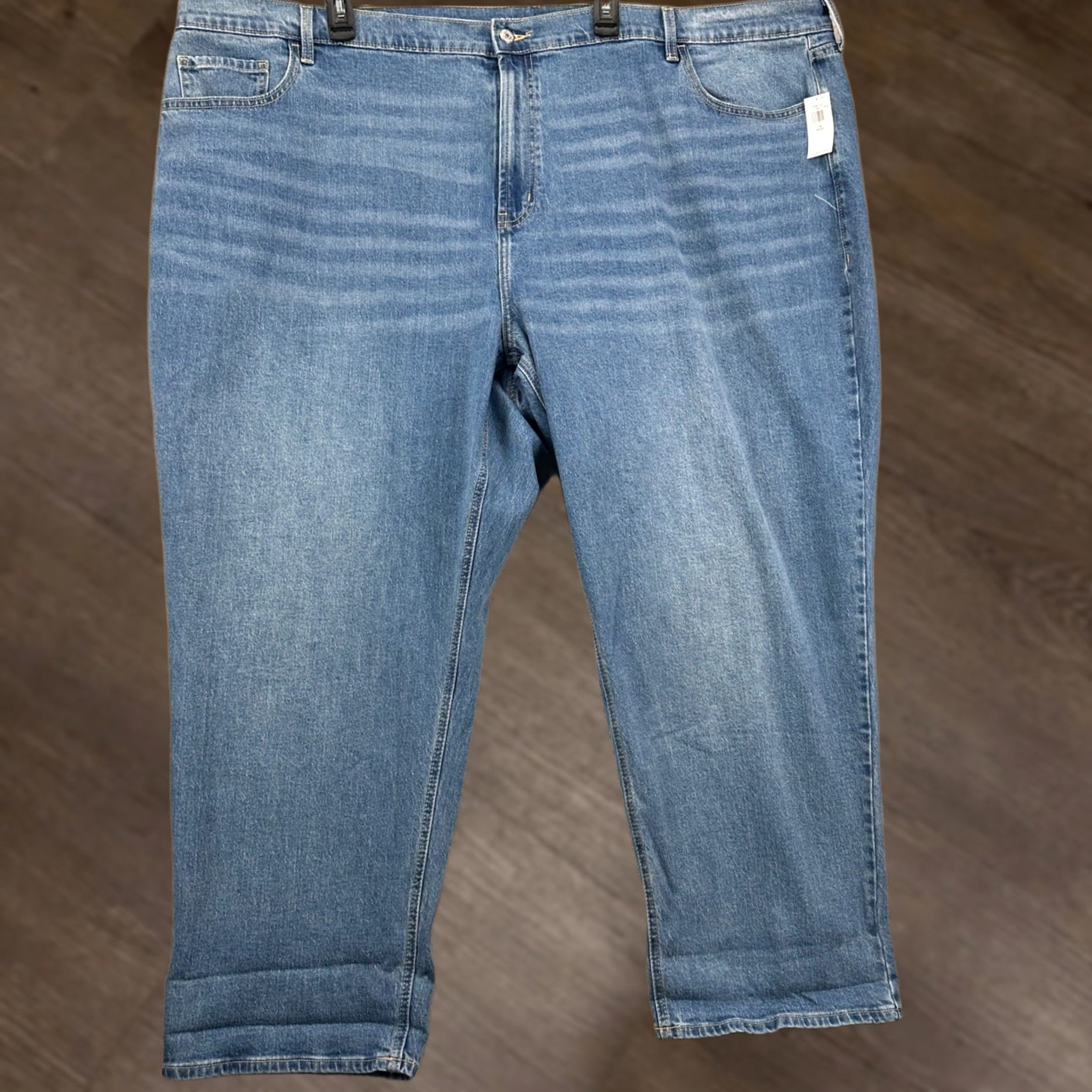 Old Navy Old Navy Womens Wow Boyfriend Jeans 28 Short Blue Distressed Mid-Rise Stretch NEW Size 28" / US 6 / IT 42 - 1 Thumbnail