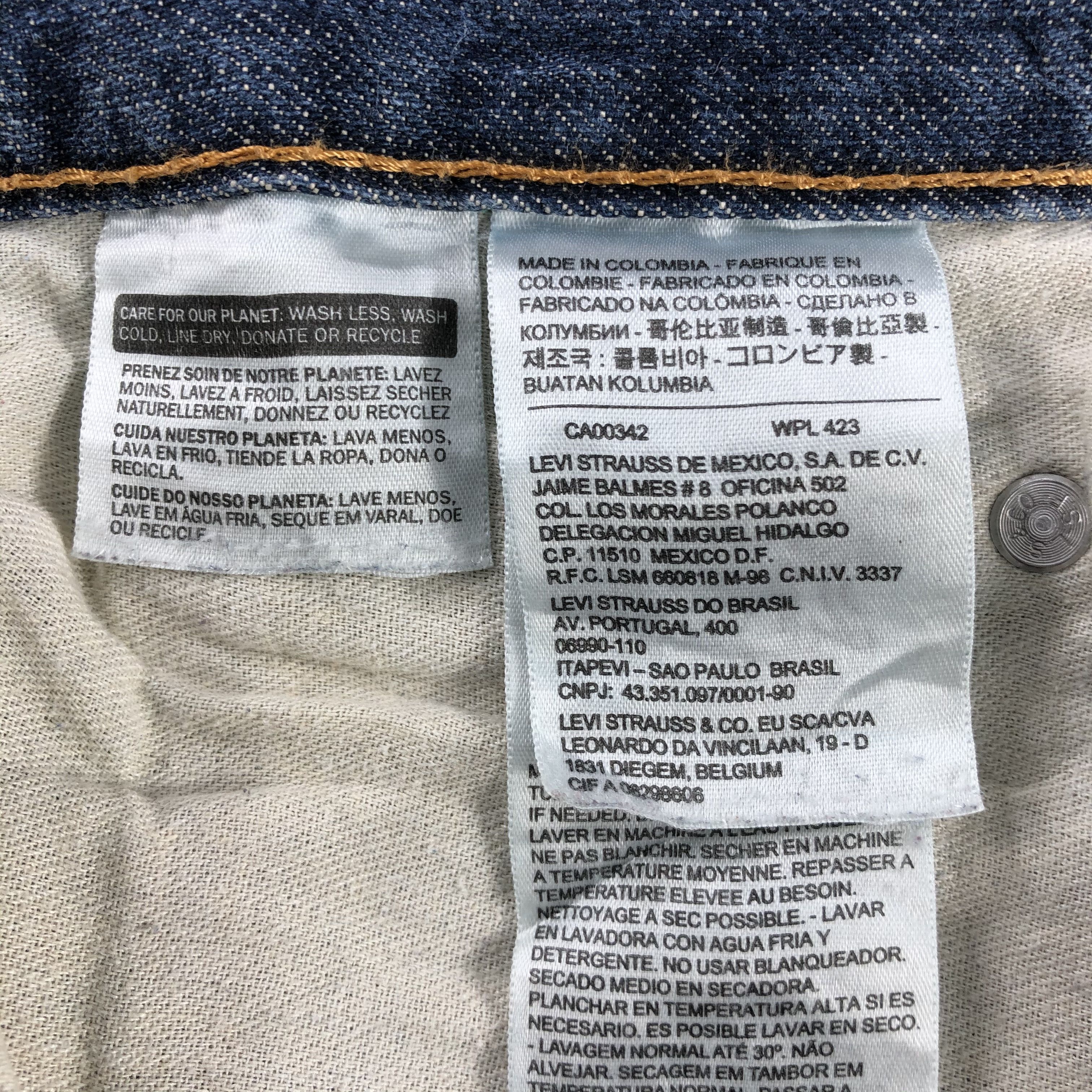 Levi's Vintage Levi's 550 Jeans Blue Wash Denim KJ913 Size US 34 / EU 50 - 13 Thumbnail