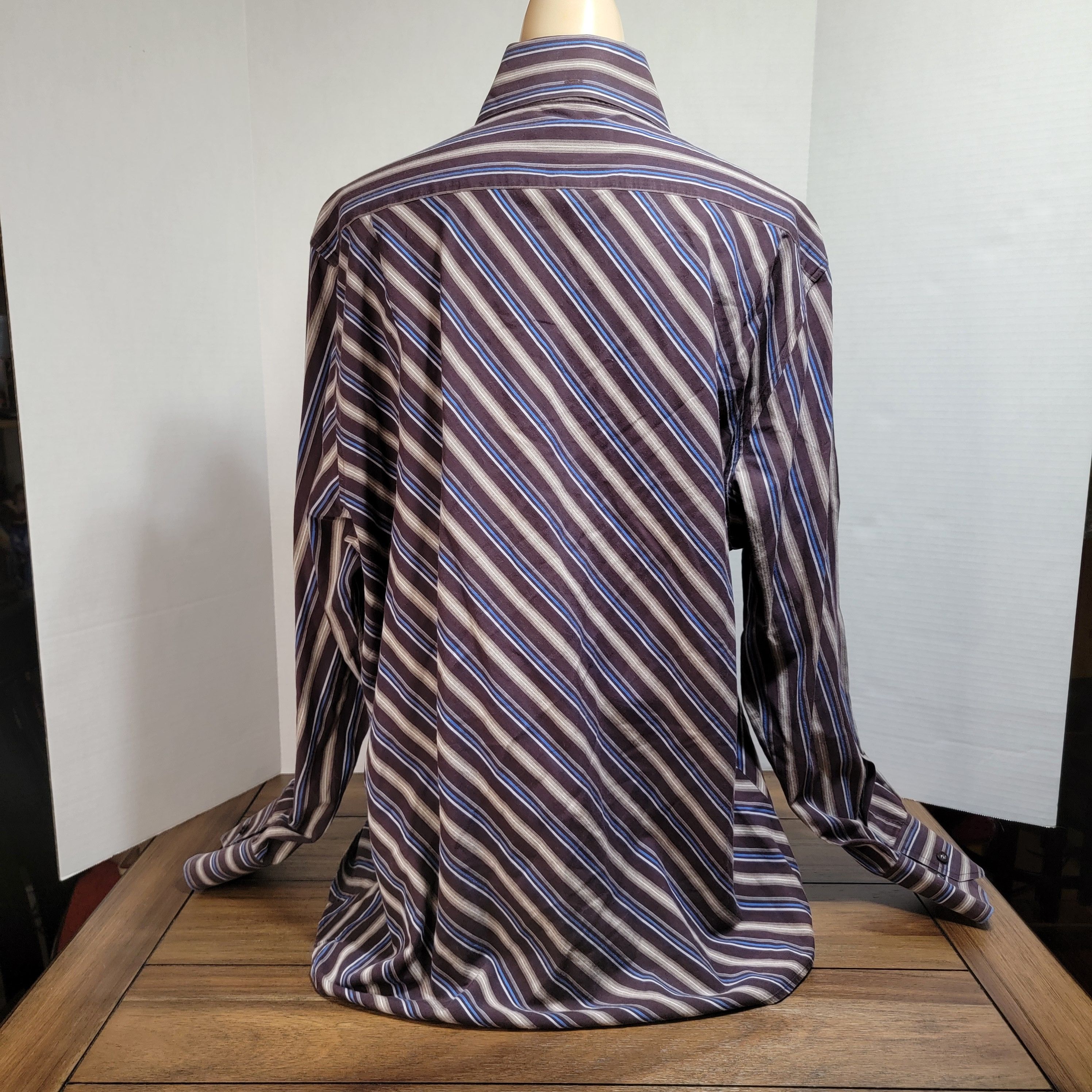 Ben Sherman Ben Sherman LS Full Button Shirt Stripes - Size XL Size XL / US 12-14 / IT 48-50 - 3 Thumbnail