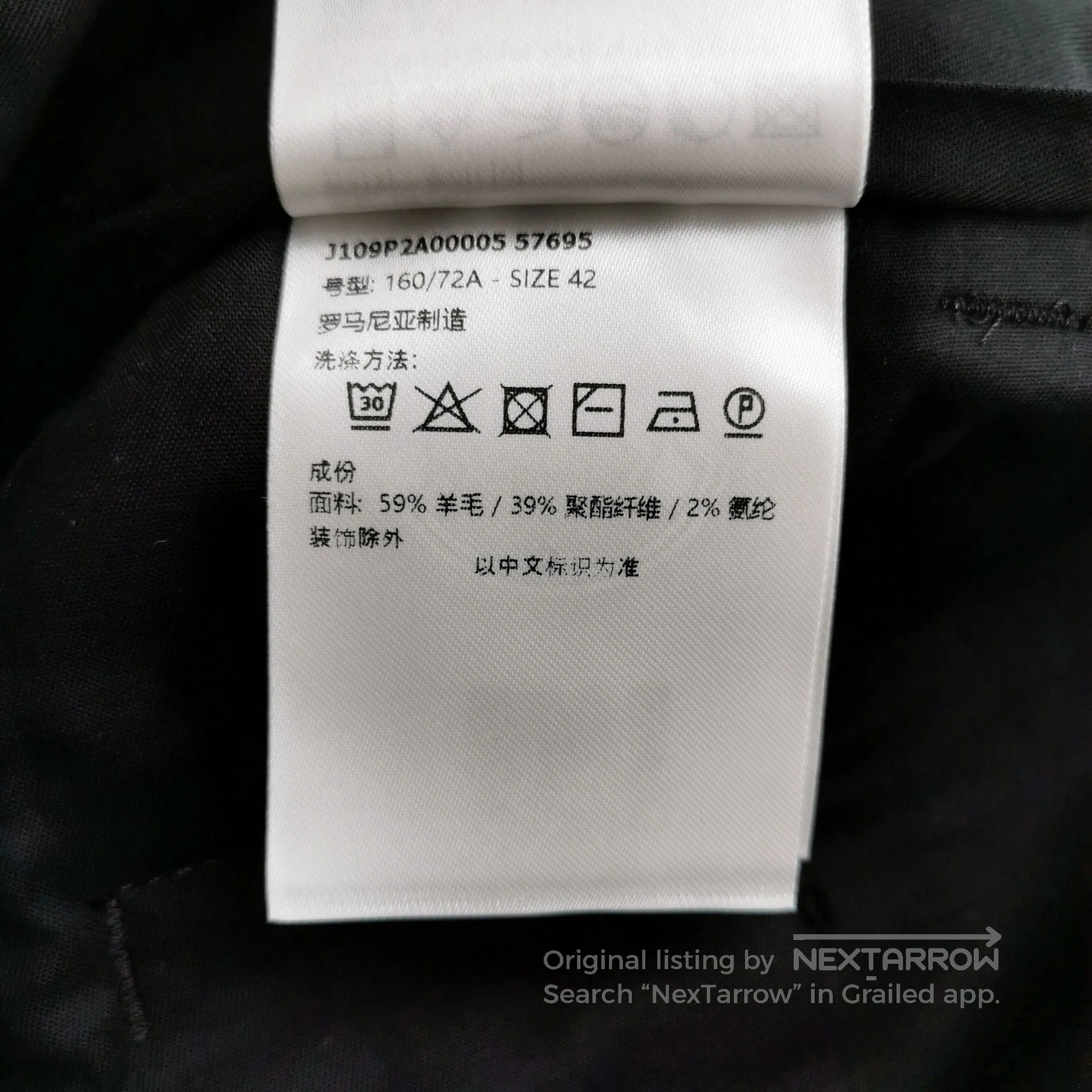 Moncler Moncler Wool Blend Solid Trousers XXS/42. Size US 42 / EU 58 - 8 Thumbnail