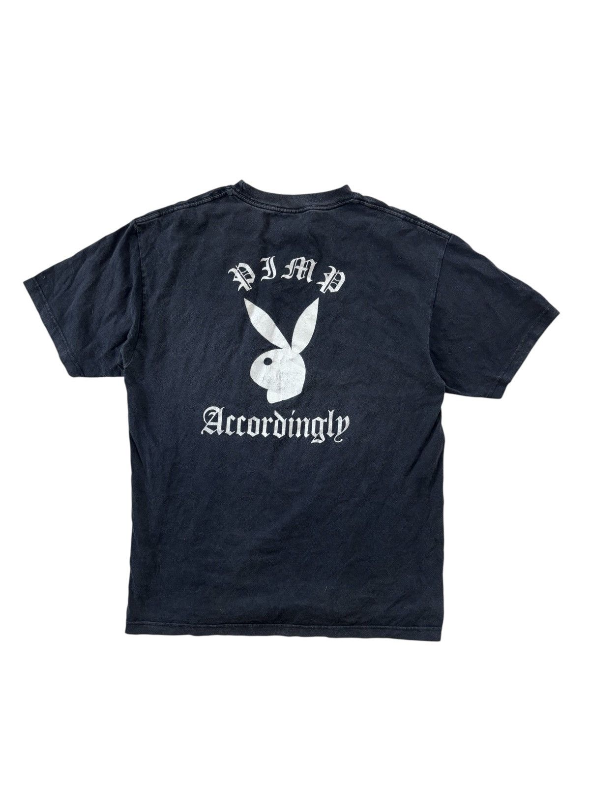Jay-Z Vintage Jay Z Playboy Pimp Accordingly Tee Size US L / EU 52-54 / 3 - 1 Thumbnail