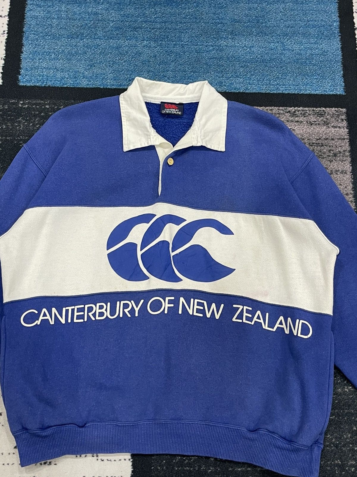 Canterbury of New Zealand × Vintage Vintage Centerbury Of New Zealand Collar Sweatshirt Size US L / EU 52-54 / 3 - 5 Thumbnail