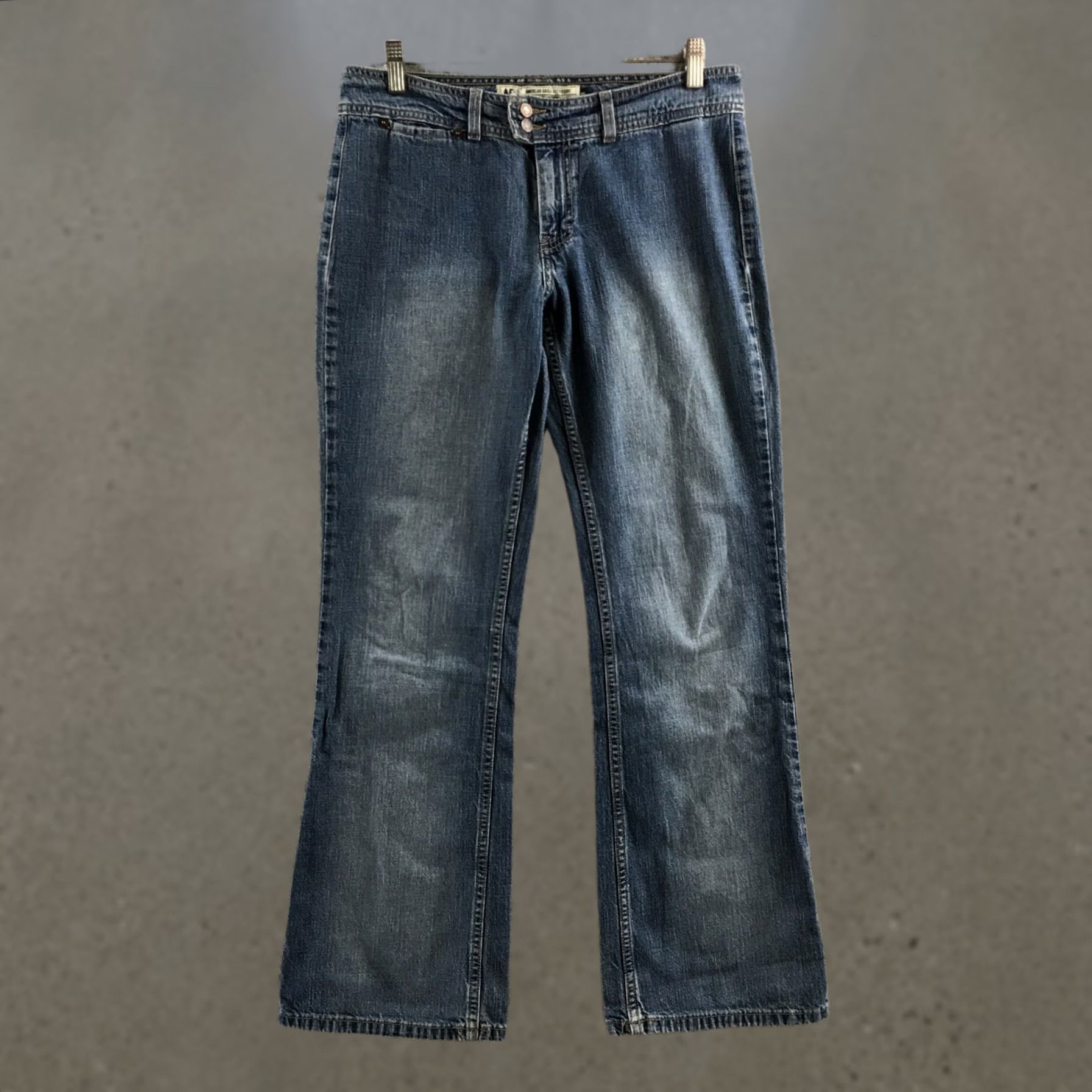 American Eagle Outfitters American Eagle Outfitters Jeans Womens 8 Blue Denim Mid Rise Straight Leg Regular Rise Cotton Denim SS14s Size 30" / US 8 / IT 44 - 1 Thumbnail
