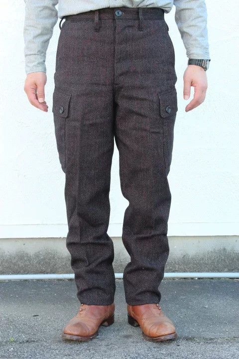 Freewheelers FREEWHEELERS Lindbergh Wool Trousers Size US 32 / EU 48 - 1 Thumbnail