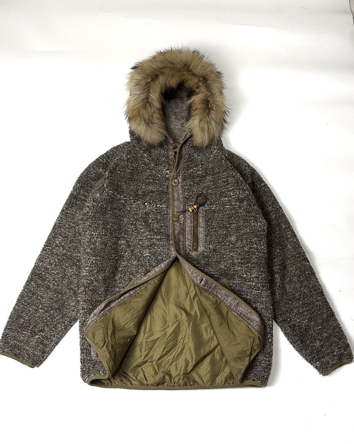 If Six Was Nine × Japanese Brand × Le Grande Bleu (L.G.B.) Fur hoodie fleece style mitsumine Size US L / EU 52-54 / 3 - 2 Thumbnail