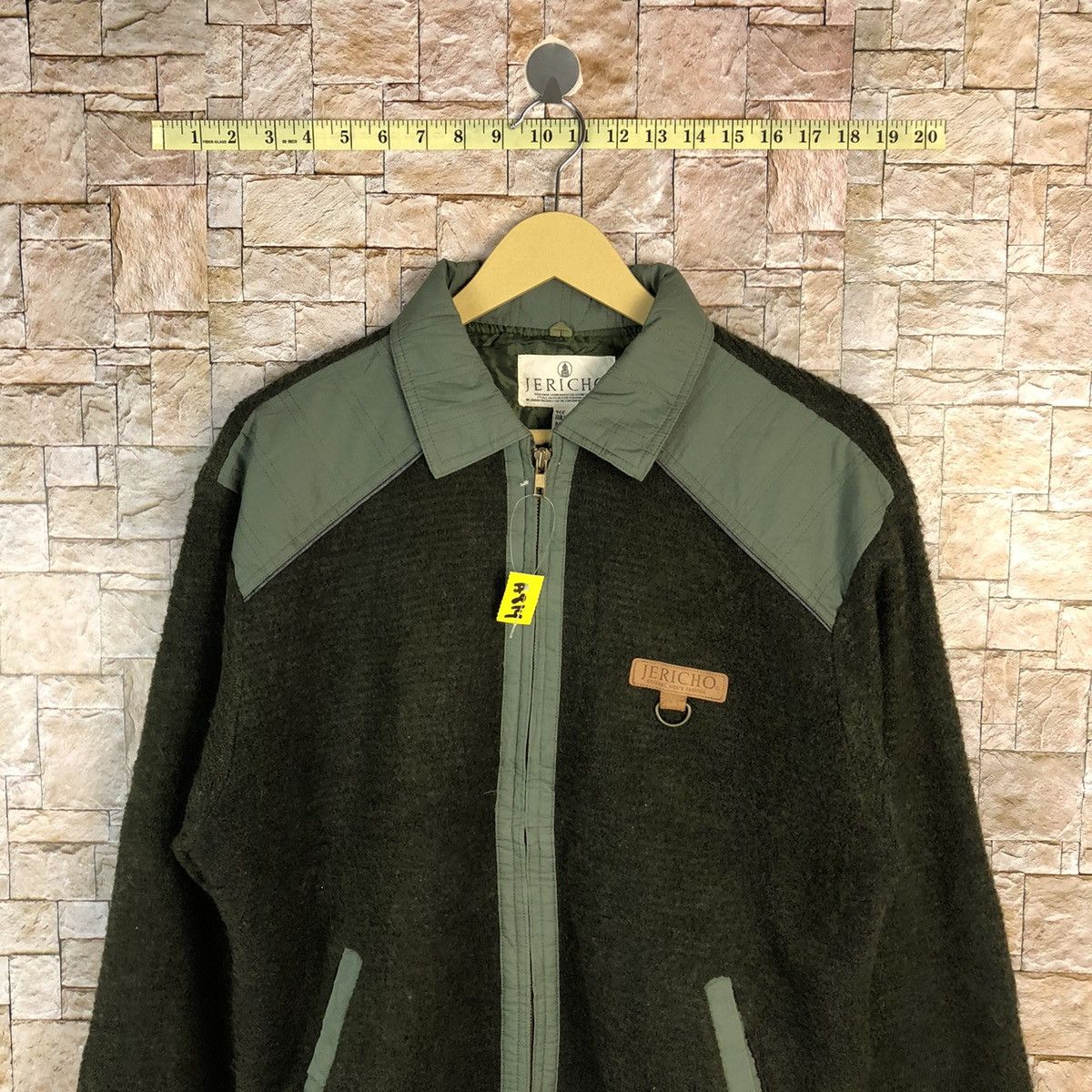 Japanese Brand Jericho vintage mohair Green Jacket #A814 Size US L / EU 52-54 / 3 - 2 Thumbnail