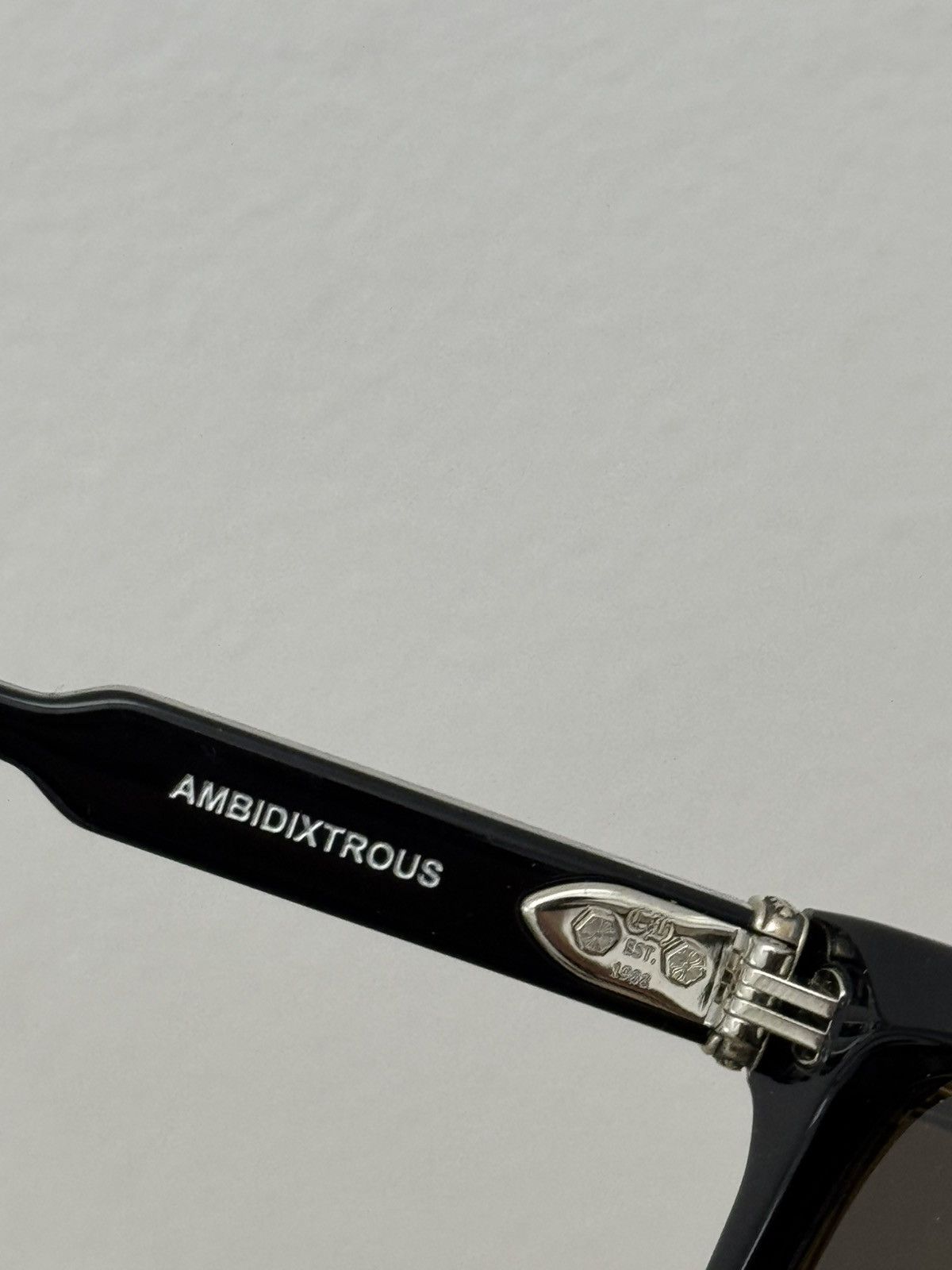 Chrome Hearts Chrome Hearts Ambidixtrous Black .925 Silver Glasses Size ONE SIZE - 11 Thumbnail