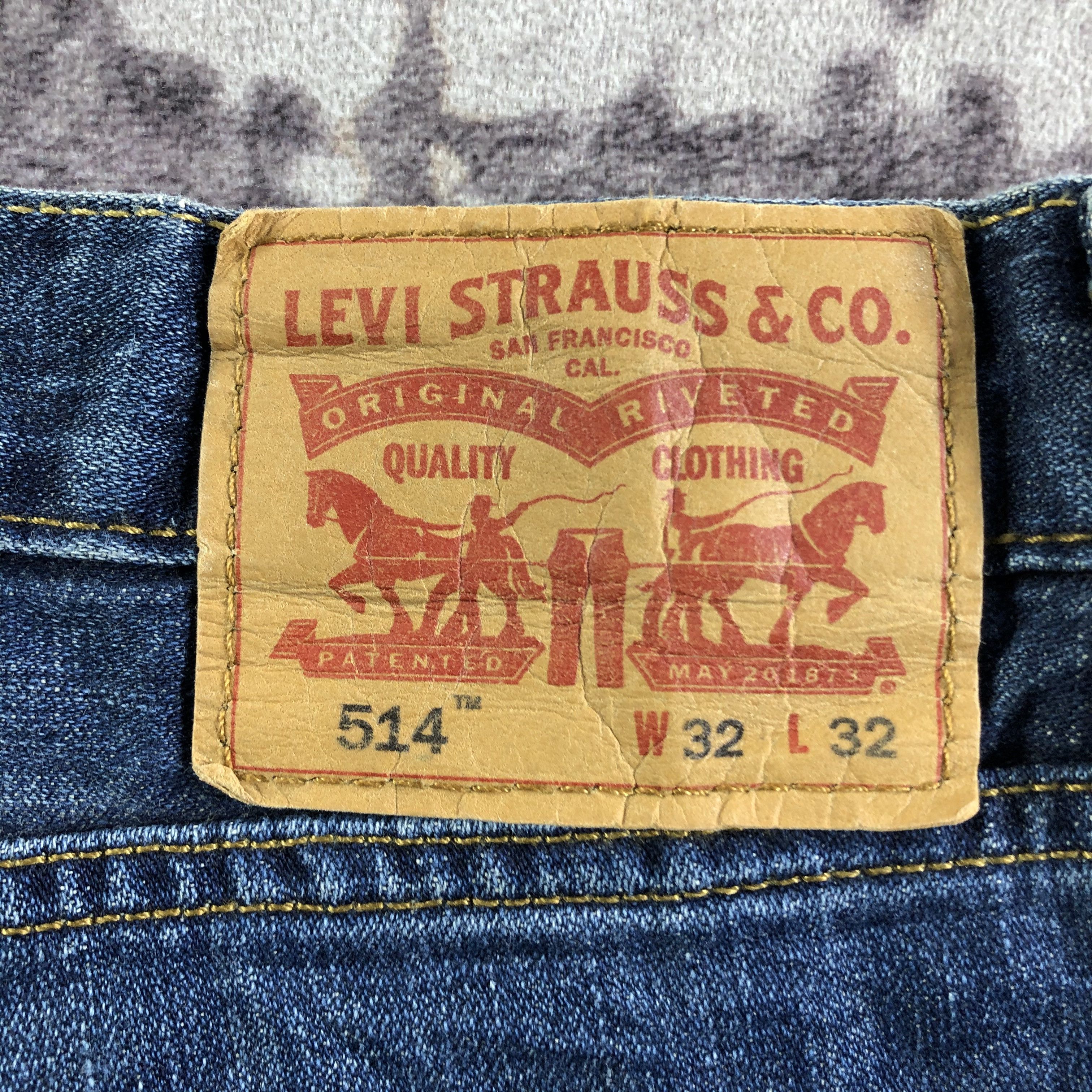 Levi's × Vintage Vintage Blue Wash Levis 514 Jeans-JM3436 Size 33" - 5 Thumbnail